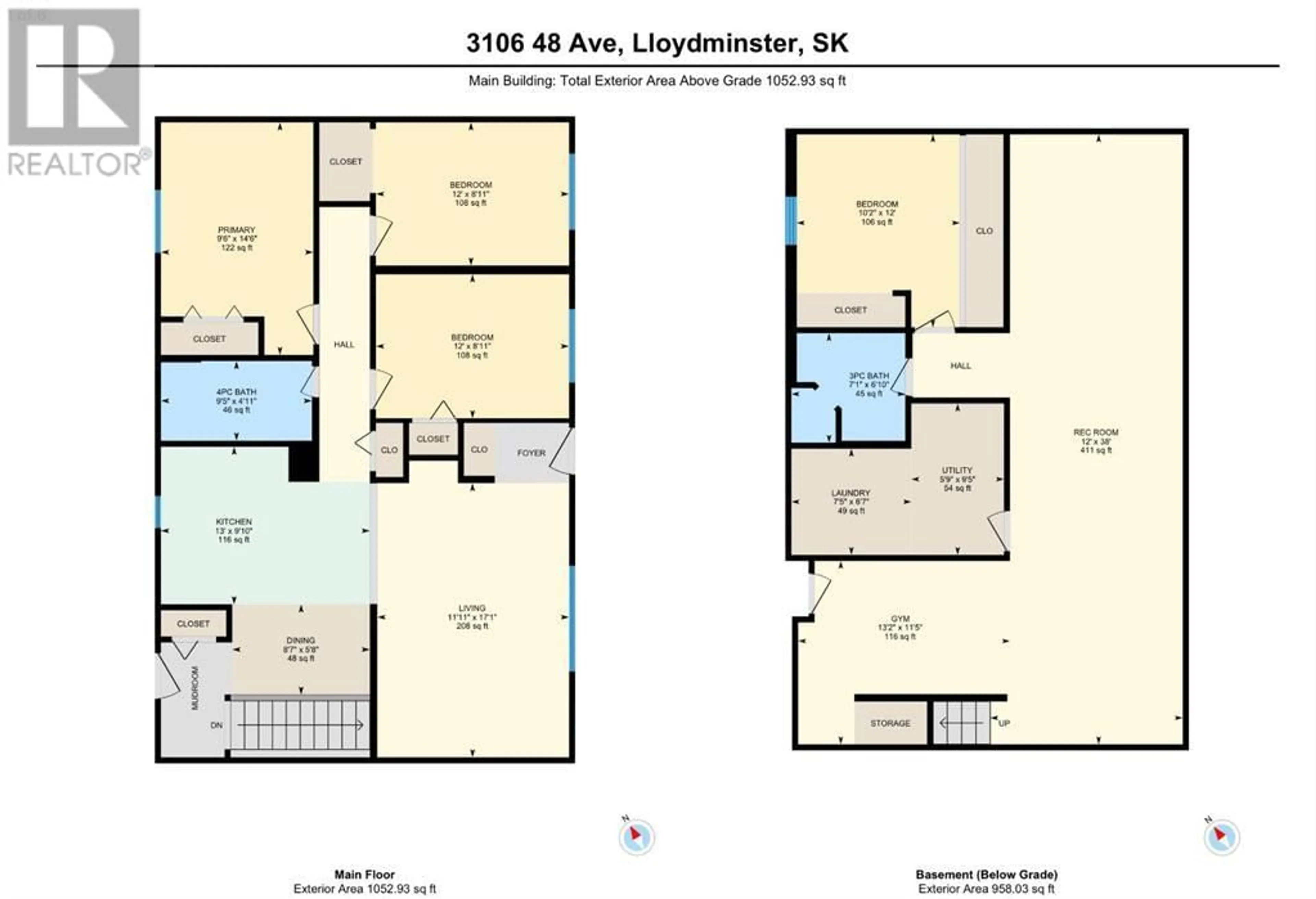 Floor plan for 3106 48 Avenue, Lloydminster Saskatchewan S9V1C6