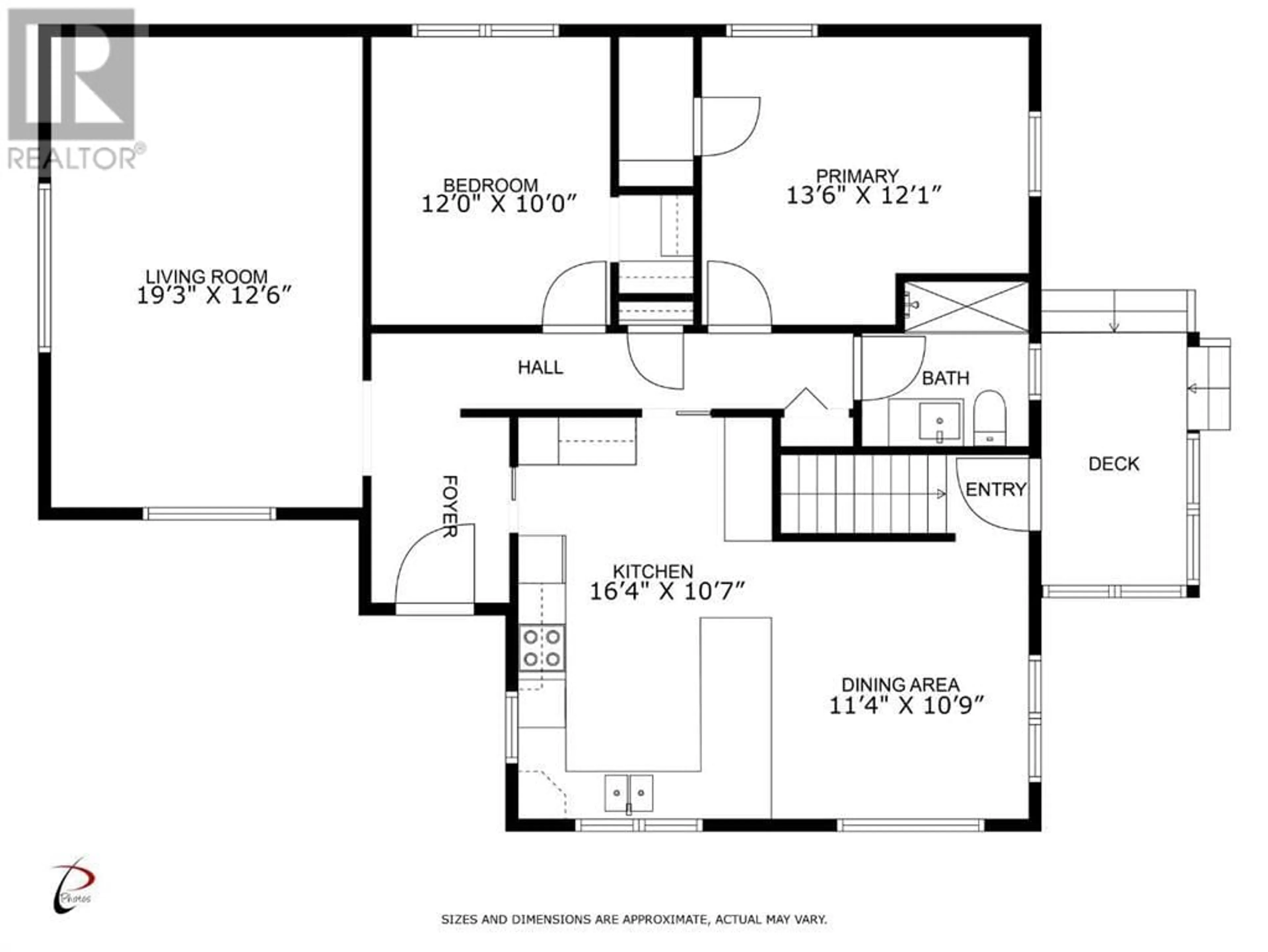 Floor plan for 601 30 Avenue SW, Calgary Alberta T2S0P5