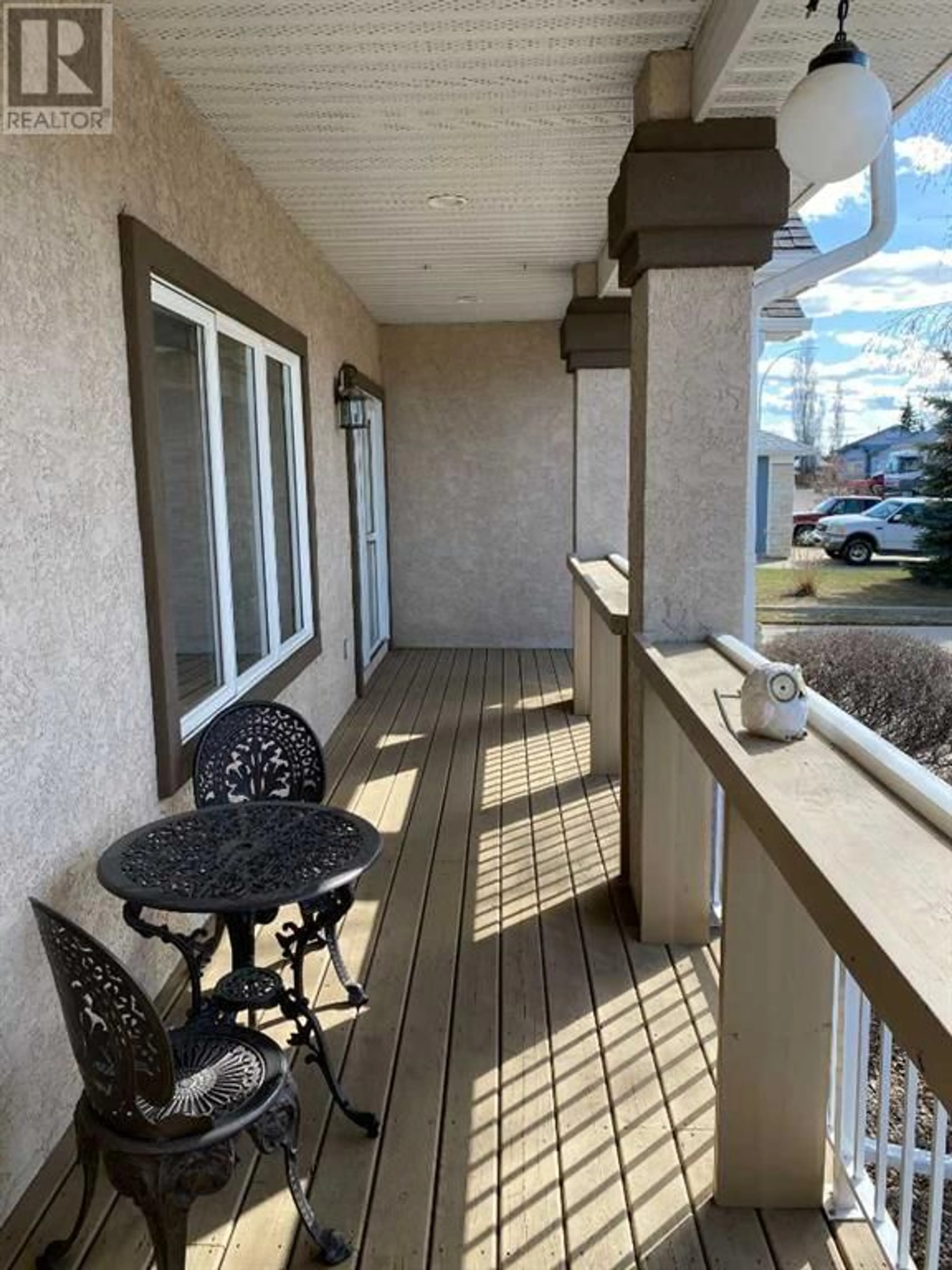 Balcony in the apartment for 67 Park Place W, Brooks Alberta T1R1G6