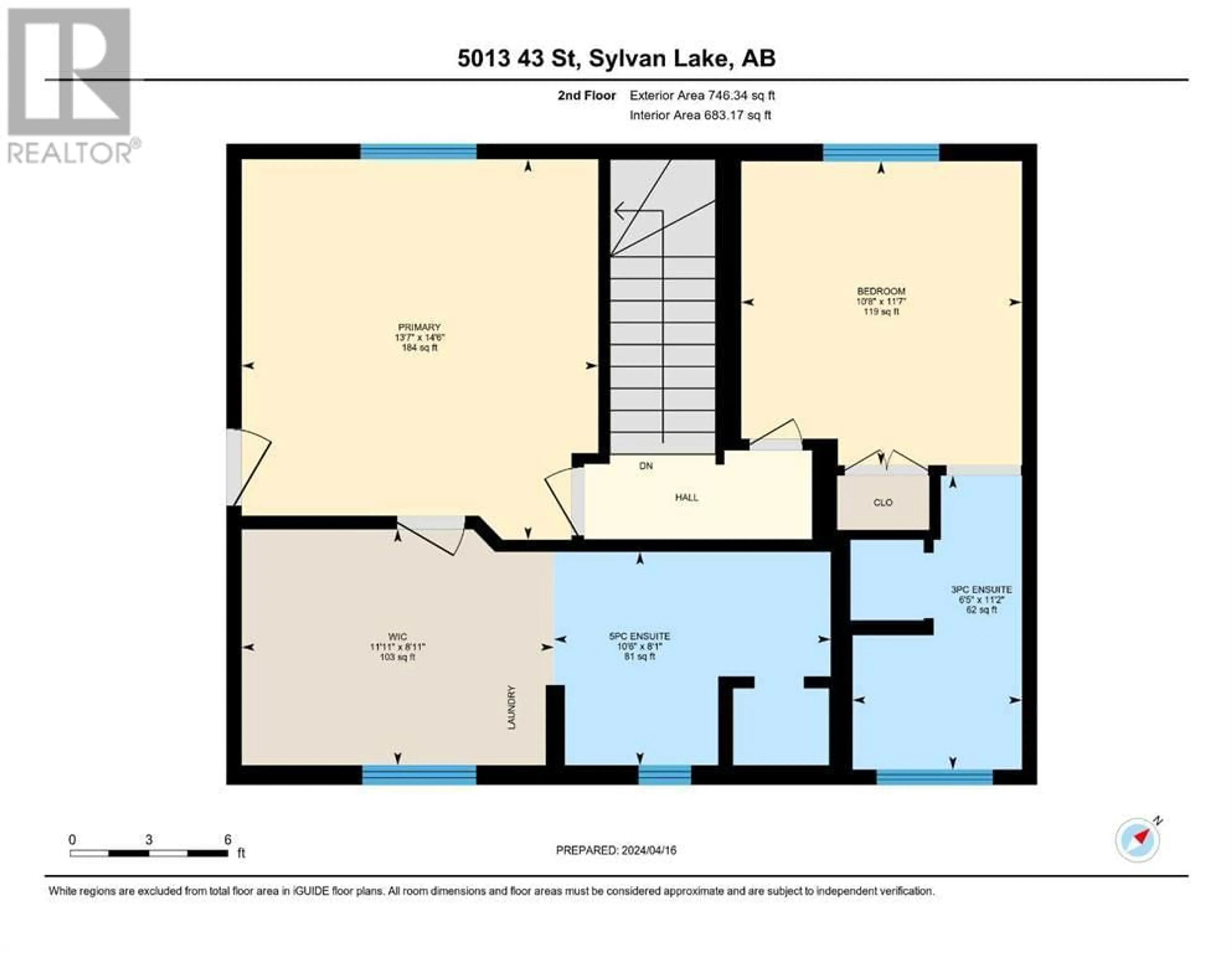 Floor plan for 5013 43 Street, Sylvan Lake Alberta T4S1M3