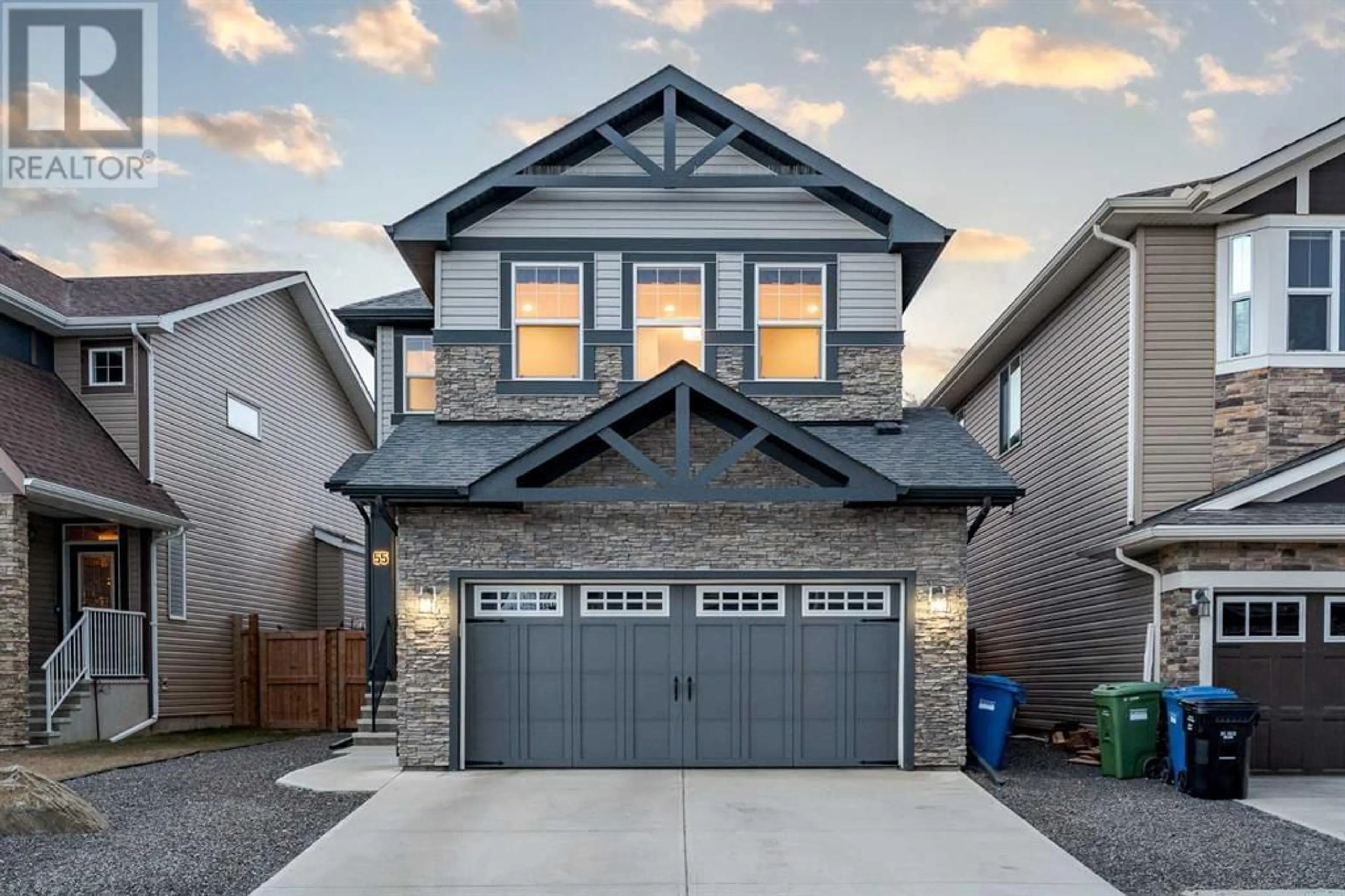Frontside or backside of a home for 55 Nolancrest Rise NW, Calgary Alberta T3R0J3