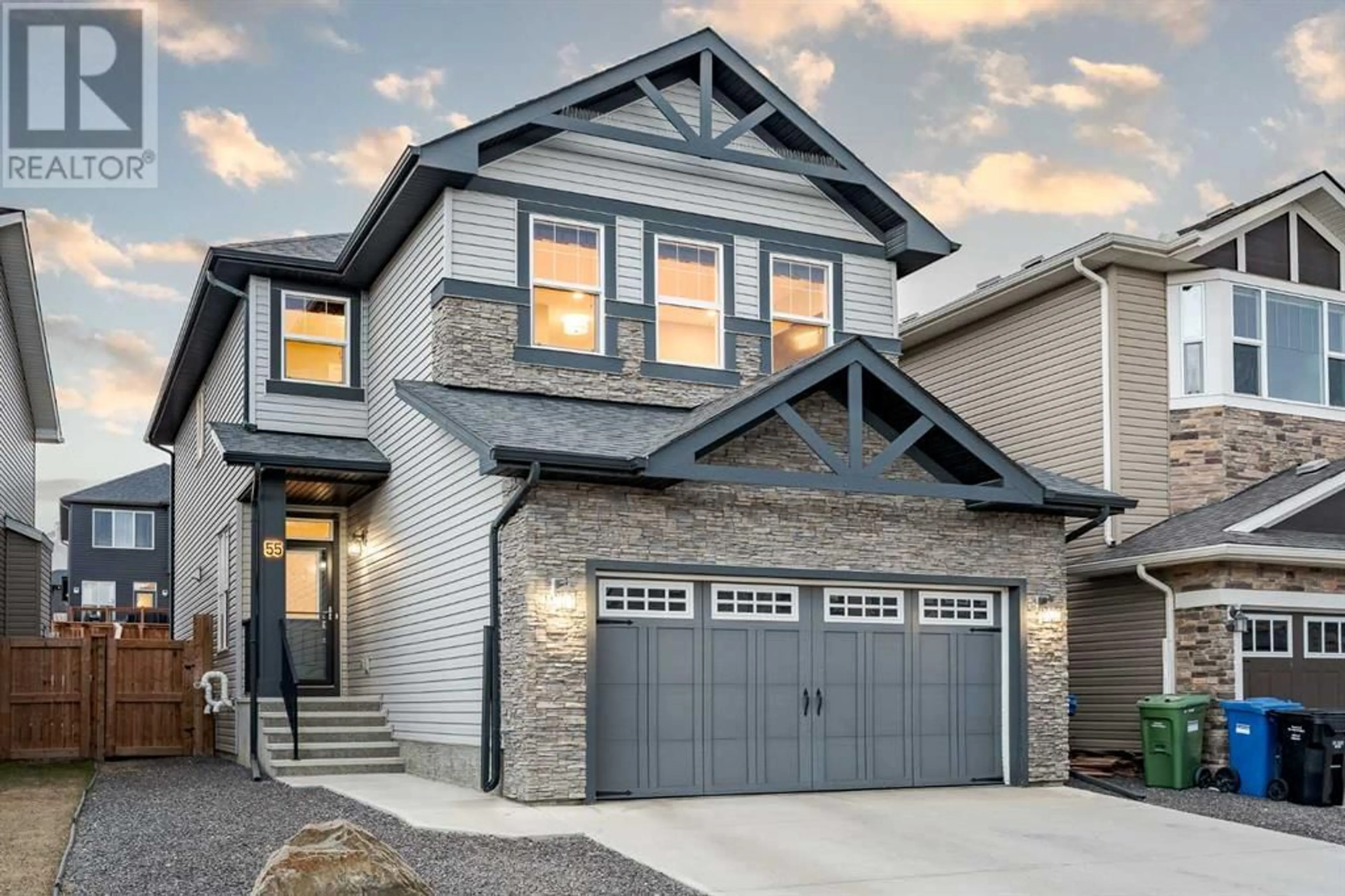Frontside or backside of a home for 55 Nolancrest Rise NW, Calgary Alberta T3R0J3