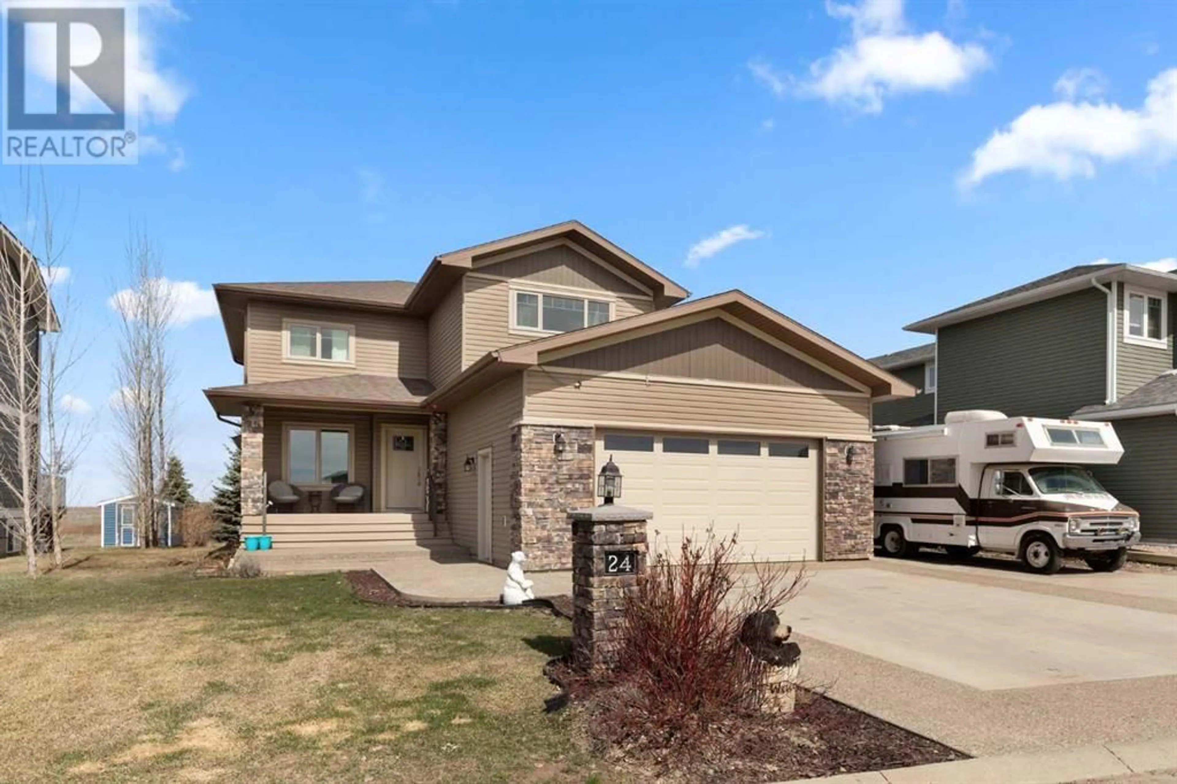 Frontside or backside of a home for 24 Sandpiper Estates Road, Lake Newell Resort Alberta T1R0X7