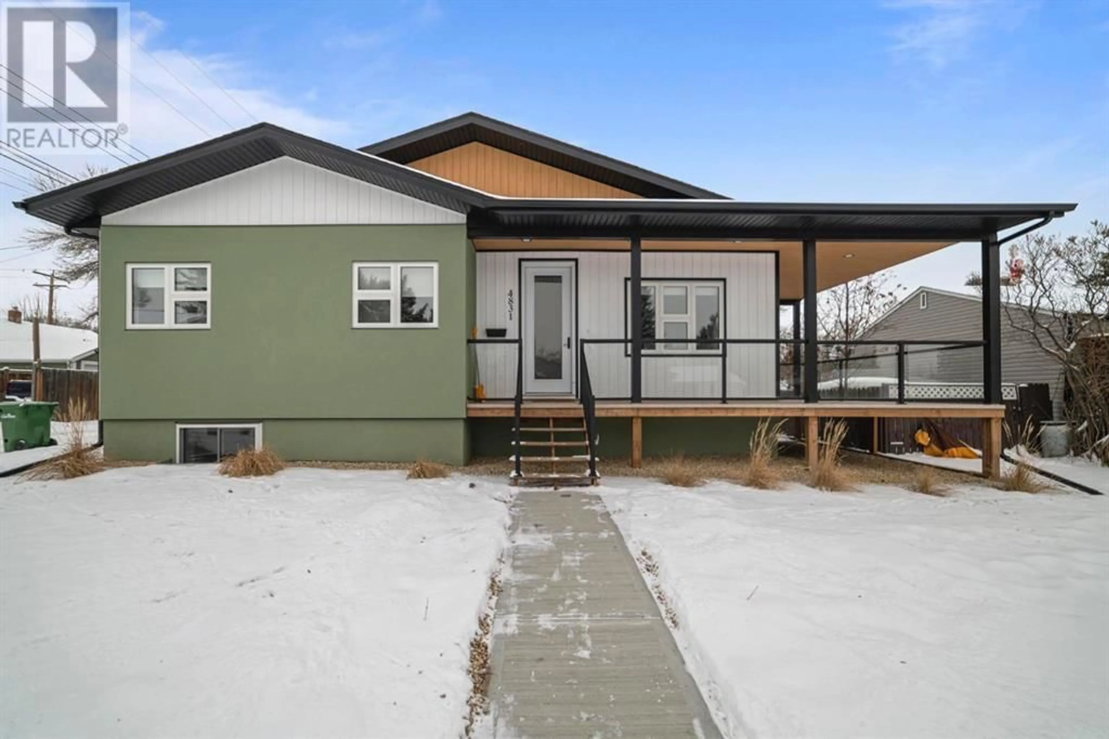 Frontside or backside of a home for 4831 53A Street, Camrose Alberta T4V1Z8