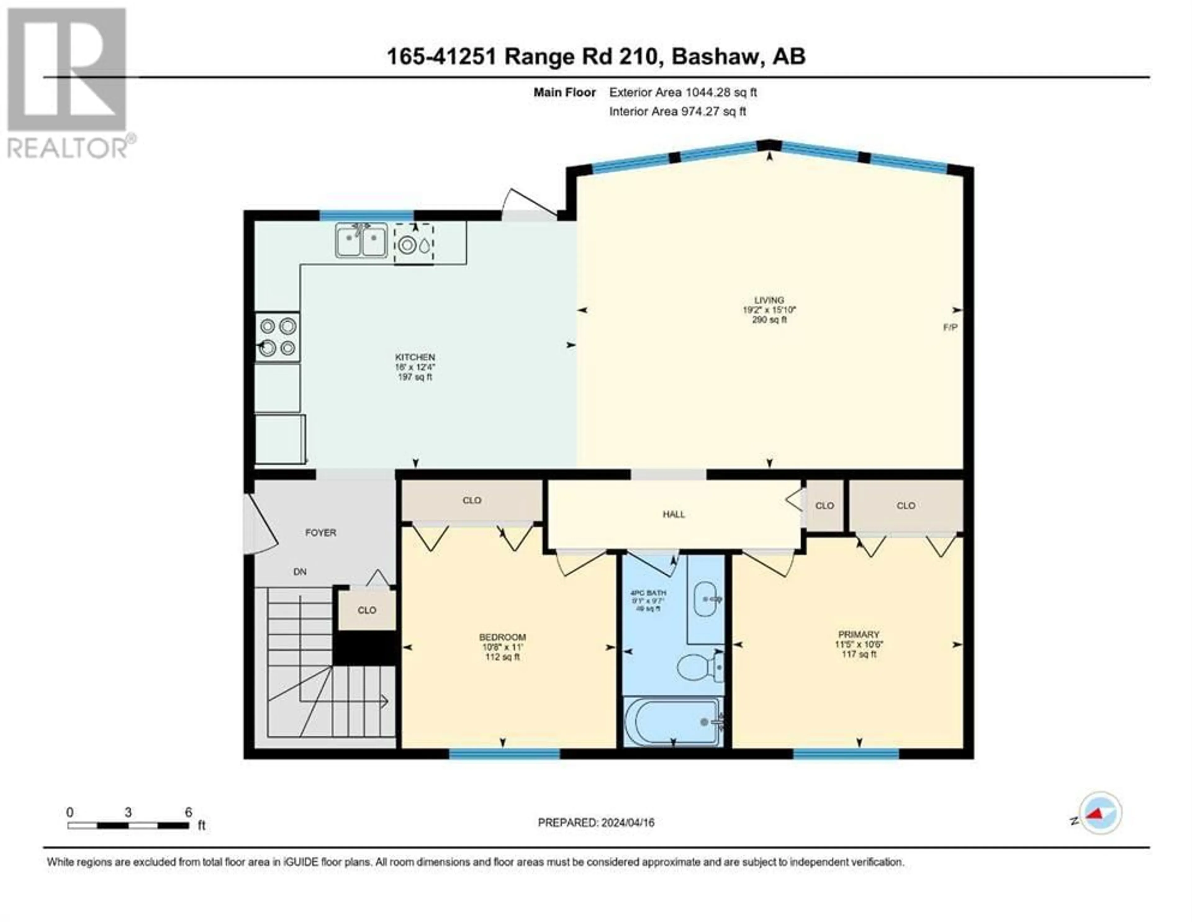 Floor plan for 165 Sunset Drive Braseth Beach, Rural Camrose County Alberta T0B0H0