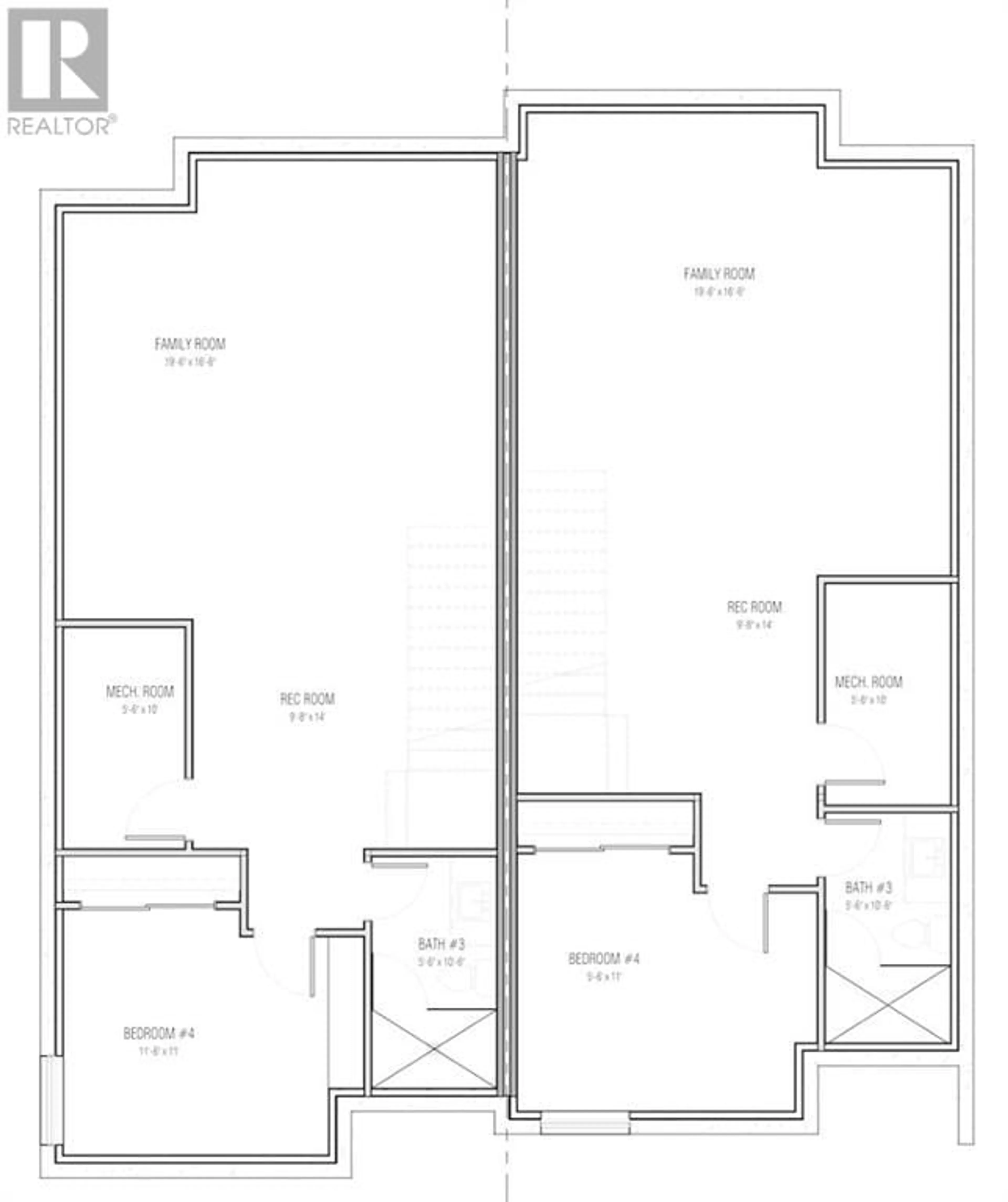 Floor plan for 415 18 Avenue NW, Calgary Alberta T2M0T5