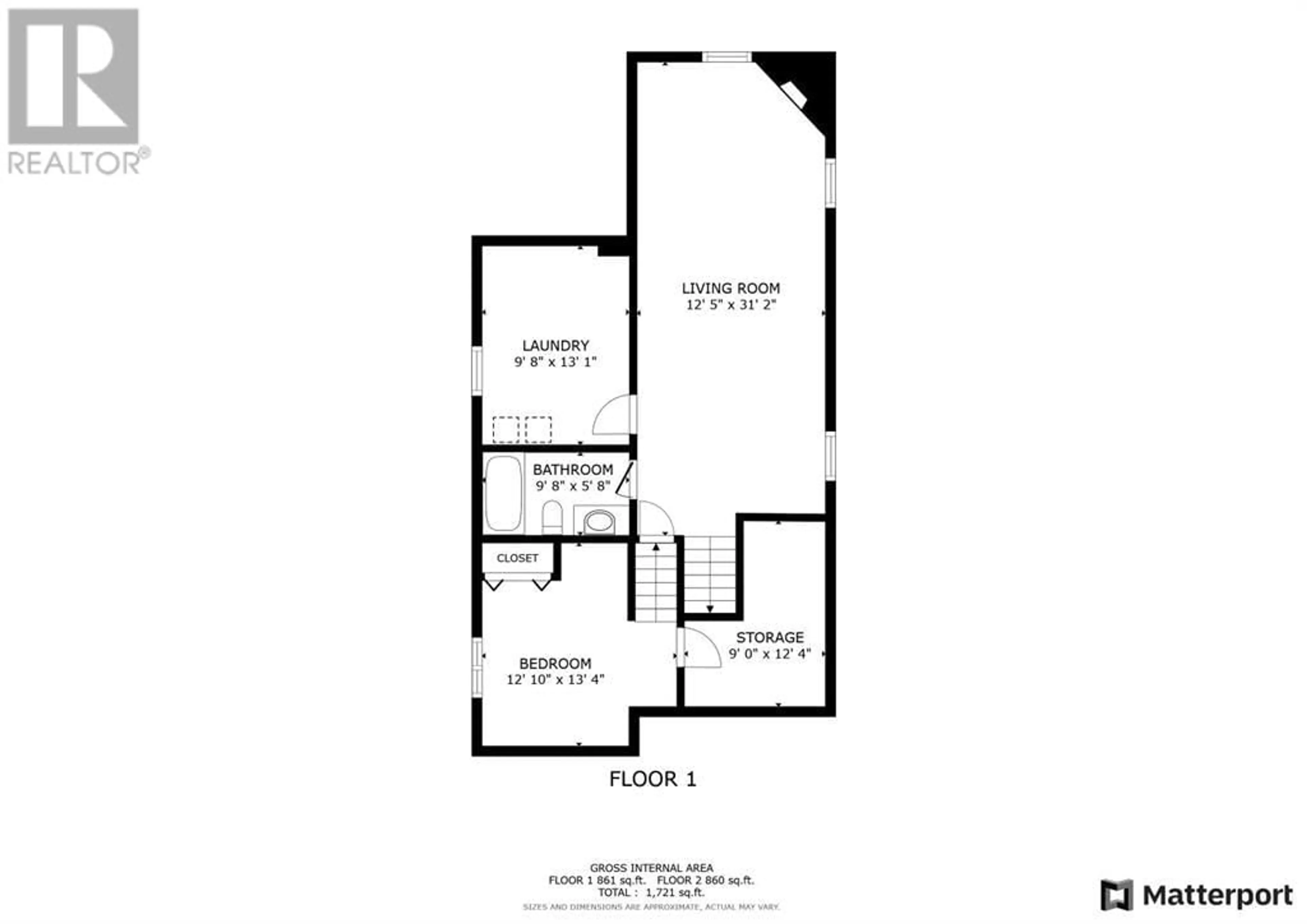 Floor plan for 2139 Hawthorne Avenue NE, Medicine Hat Alberta T1C1W2