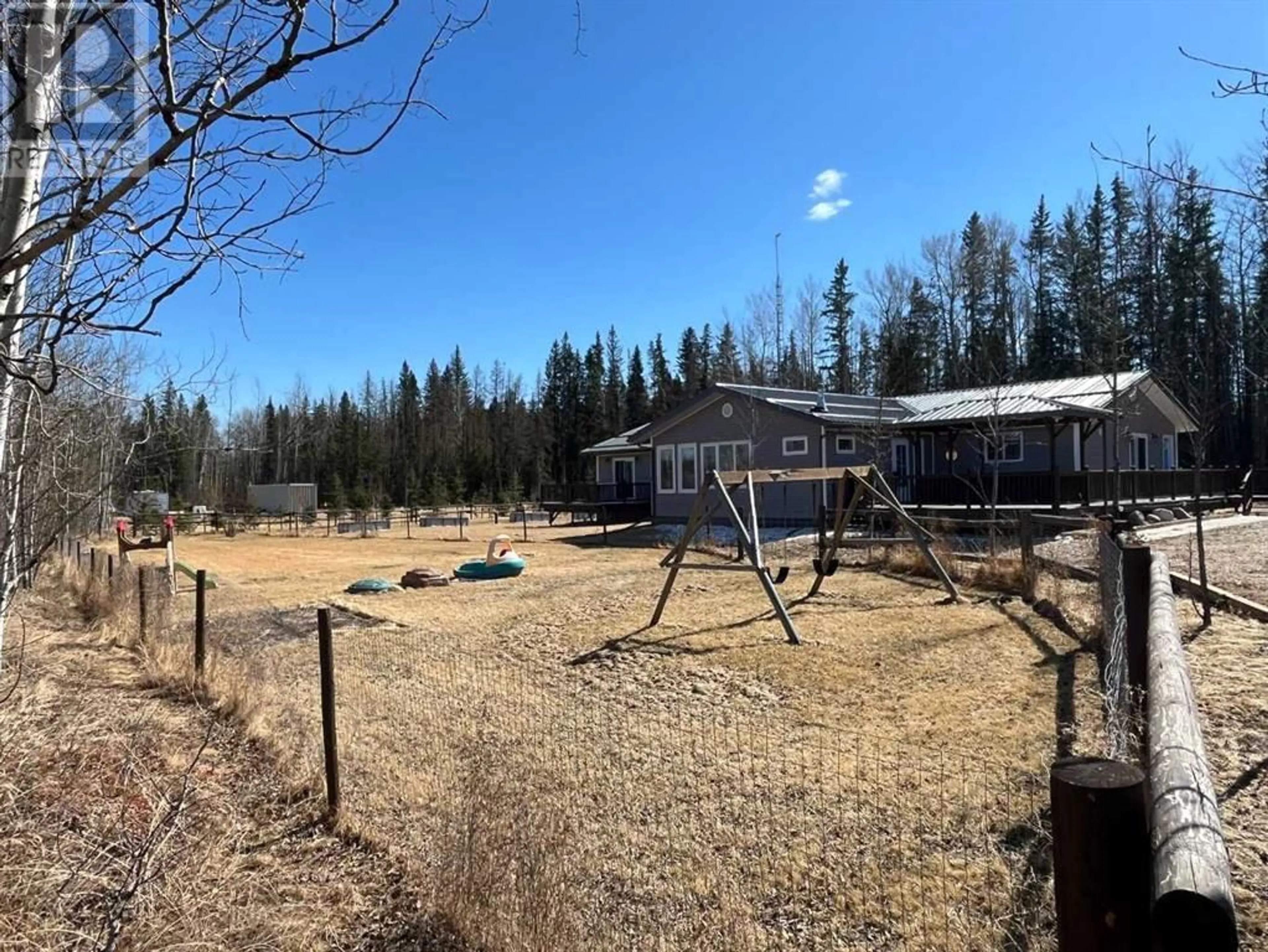 Fenced yard for 703 12051 Township Road, Smith Alberta T0G2B0