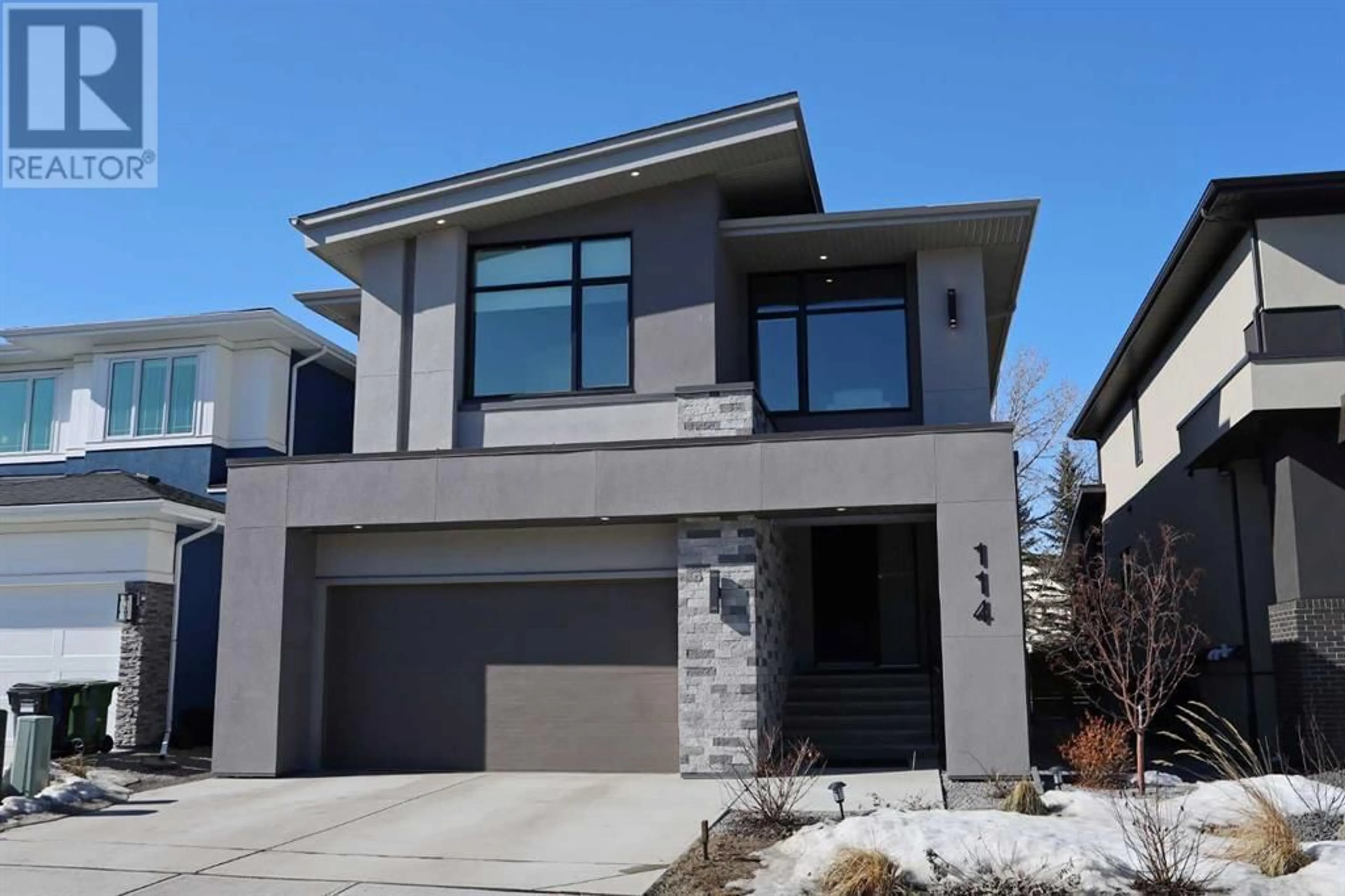 Frontside or backside of a home for 114 Rock Lake Heights NW, Calgary Alberta T3G0G3