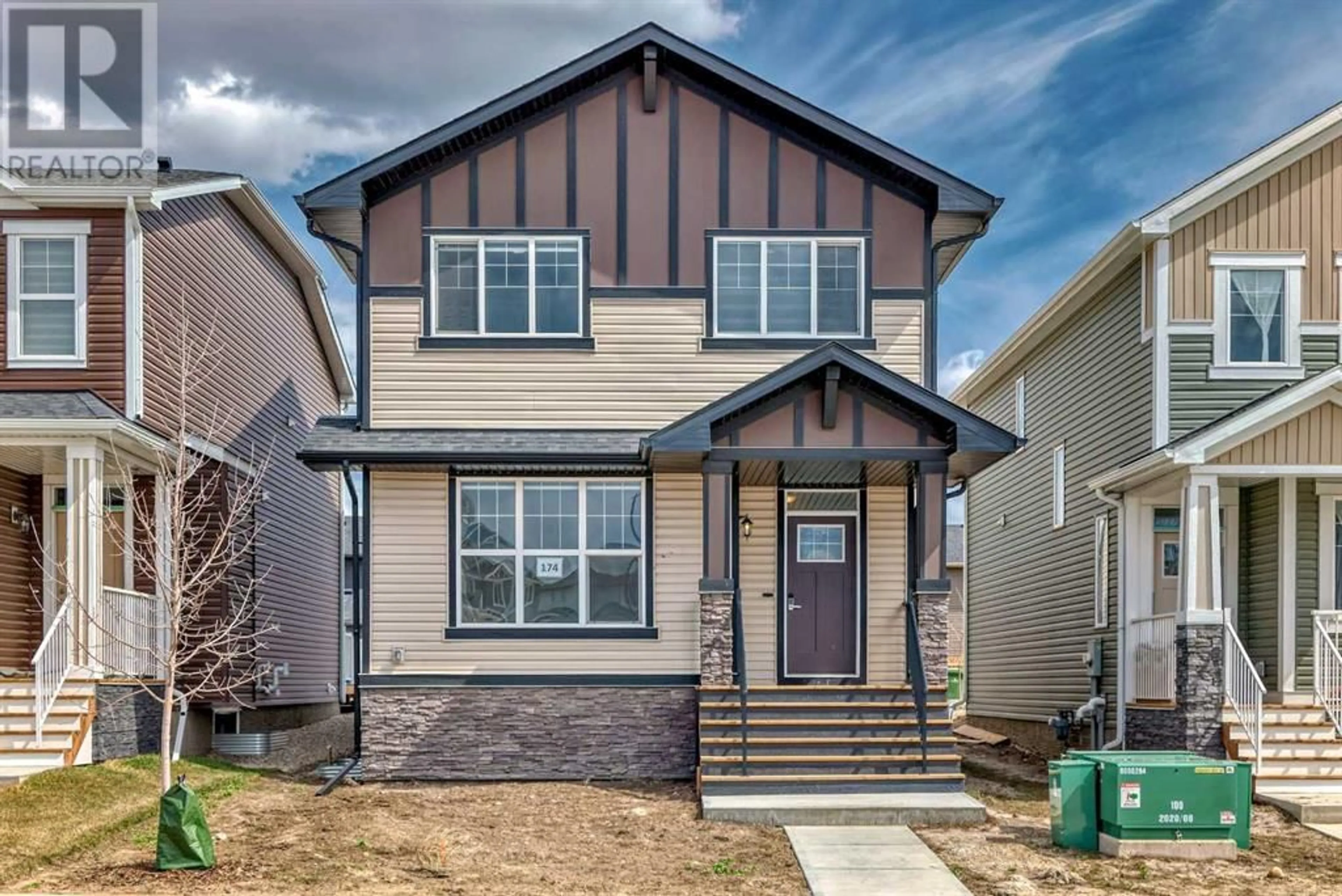 Frontside or backside of a home for 174 Dawson Harbour Rise, Chestermere Alberta T1X1Z6