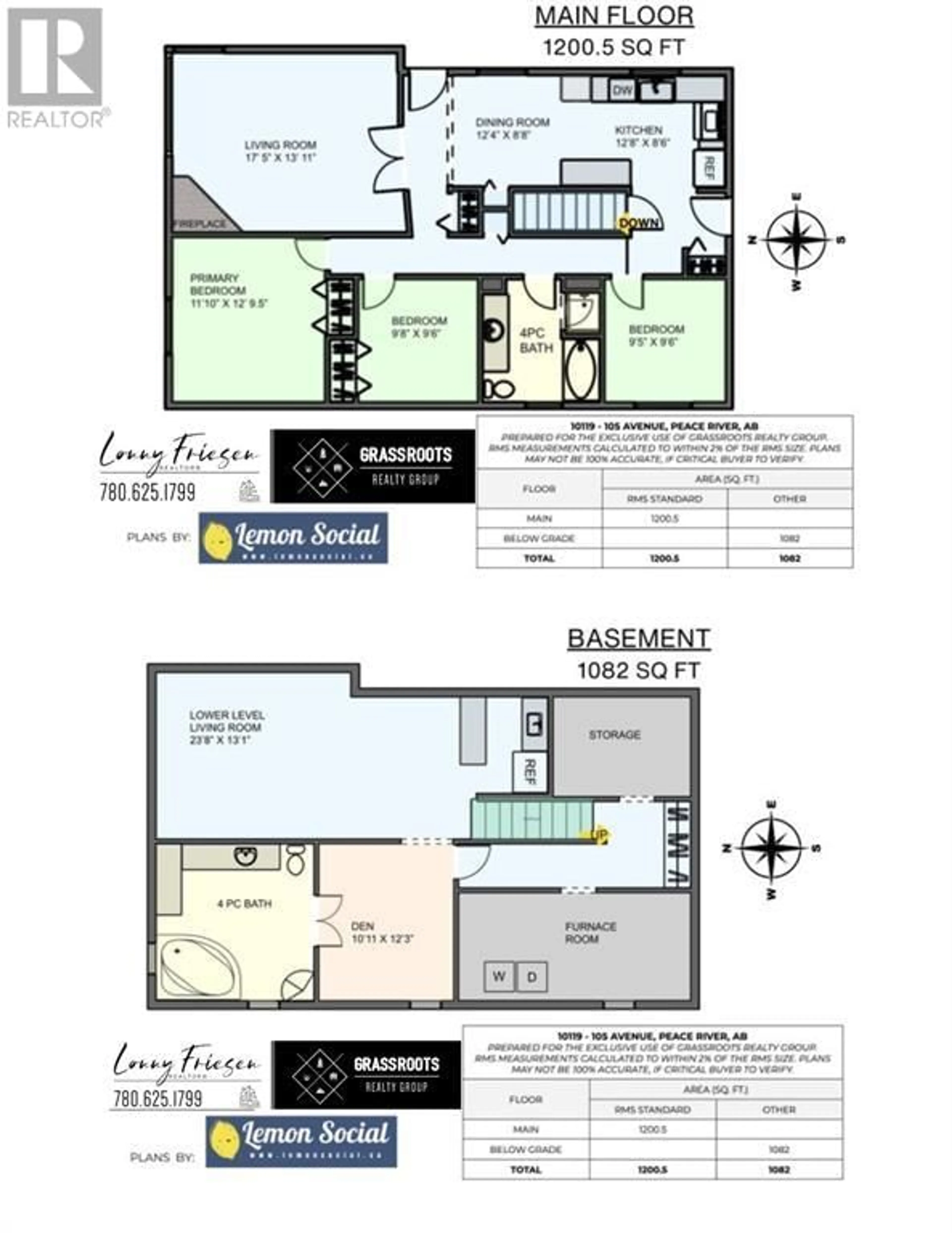 Floor plan for 10119 105 Avenue, Peace River Alberta T8S1K8