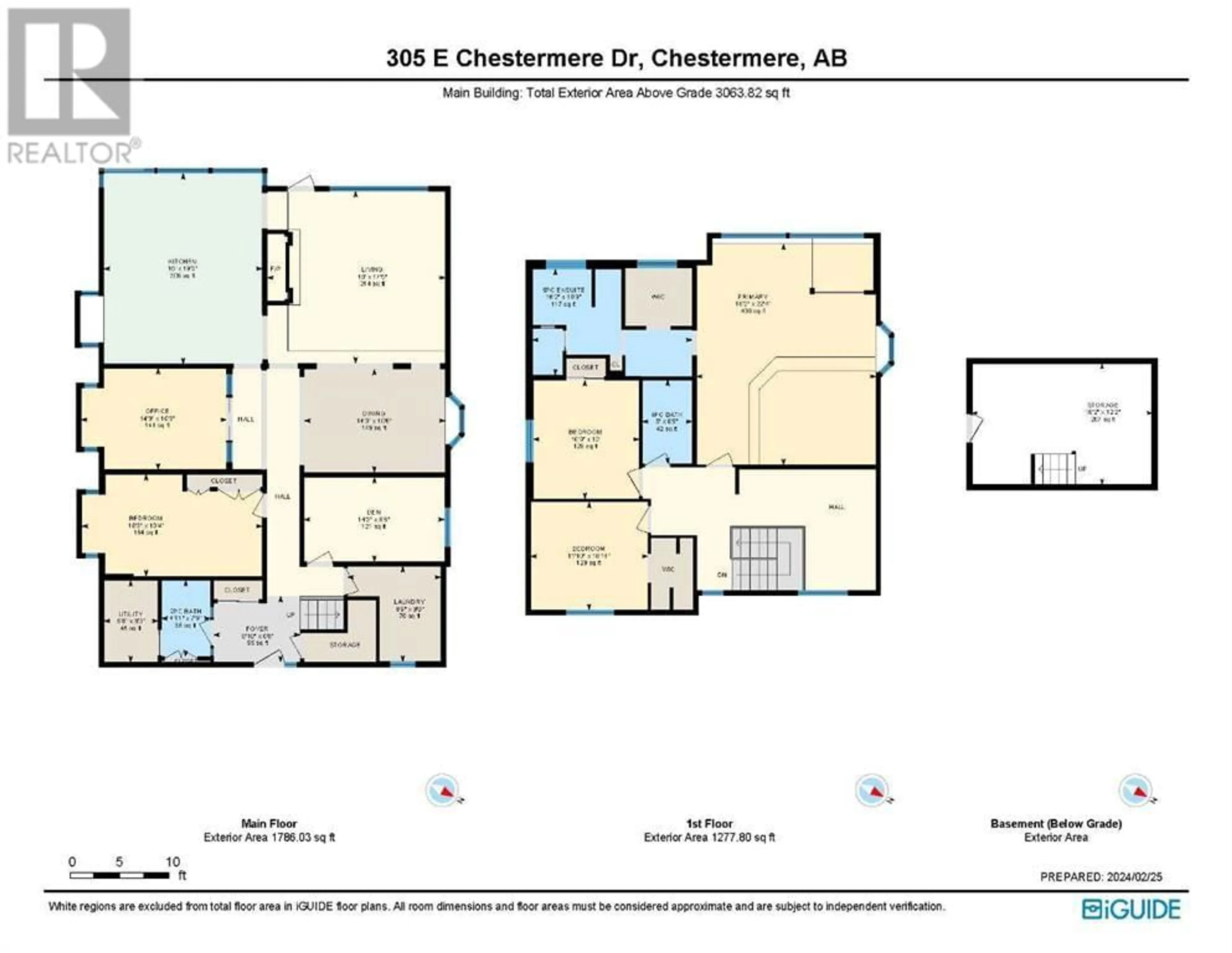 Floor plan for 305 East Chestermere Drive, Chestermere Alberta T1X1A2