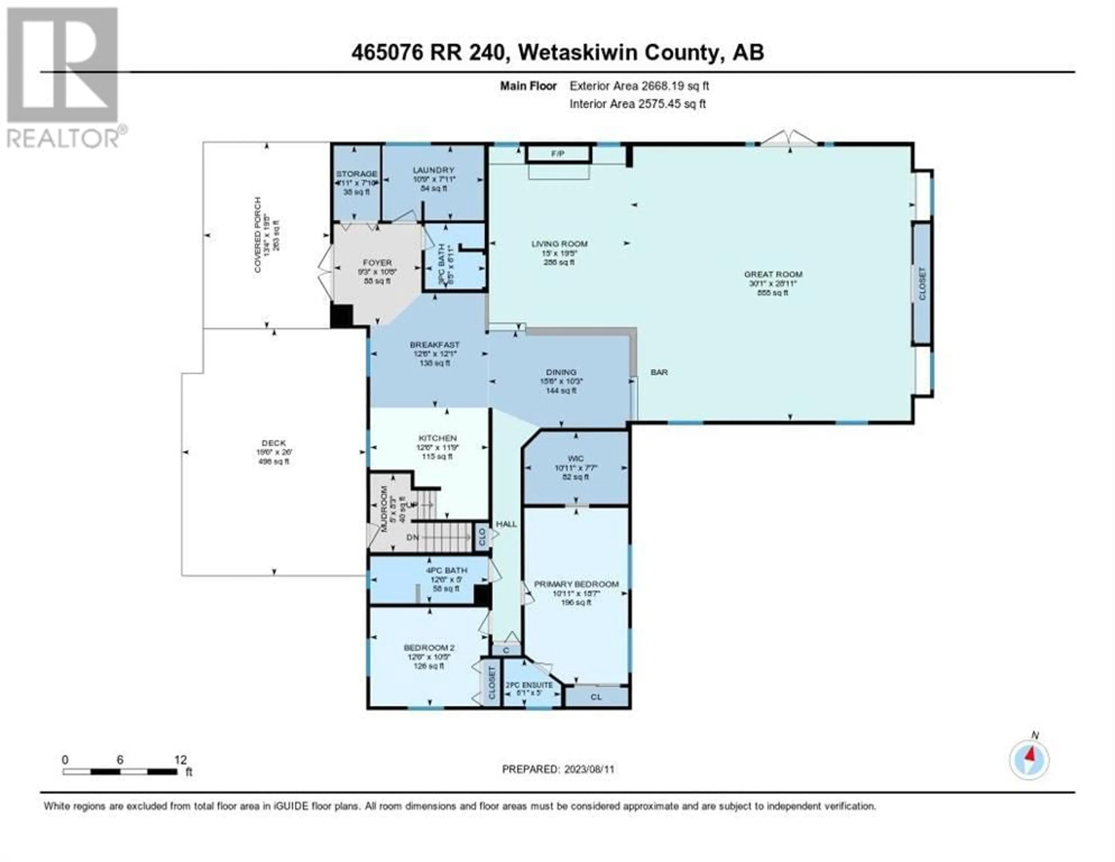 Floor plan for 465076 RGE RD 240, Rural Wetaskiwin No. 10, County of Alberta T9A1X1