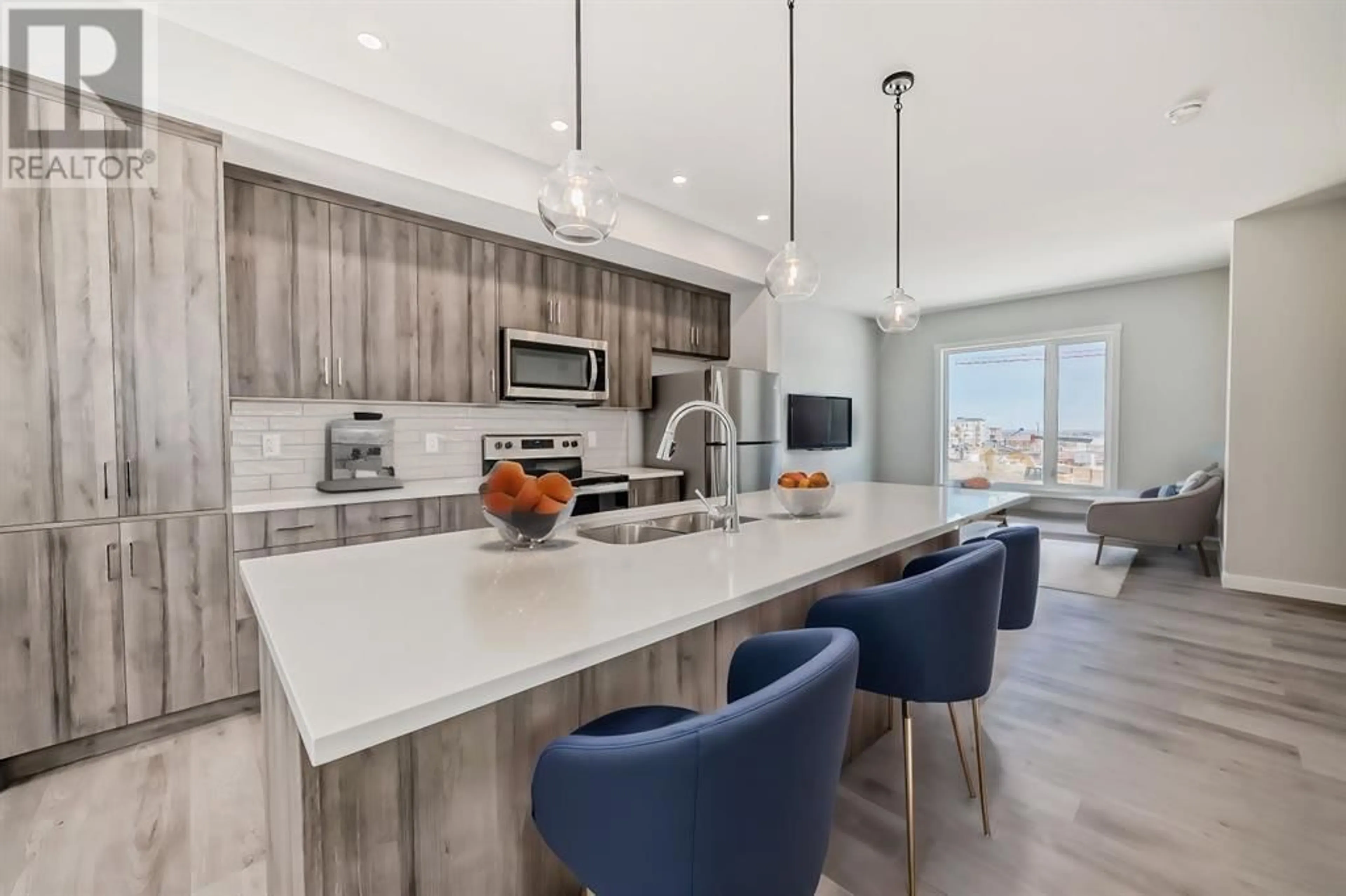 Contemporary kitchen for 450 Shawnee Square SW, Calgary Alberta T2Y0T7