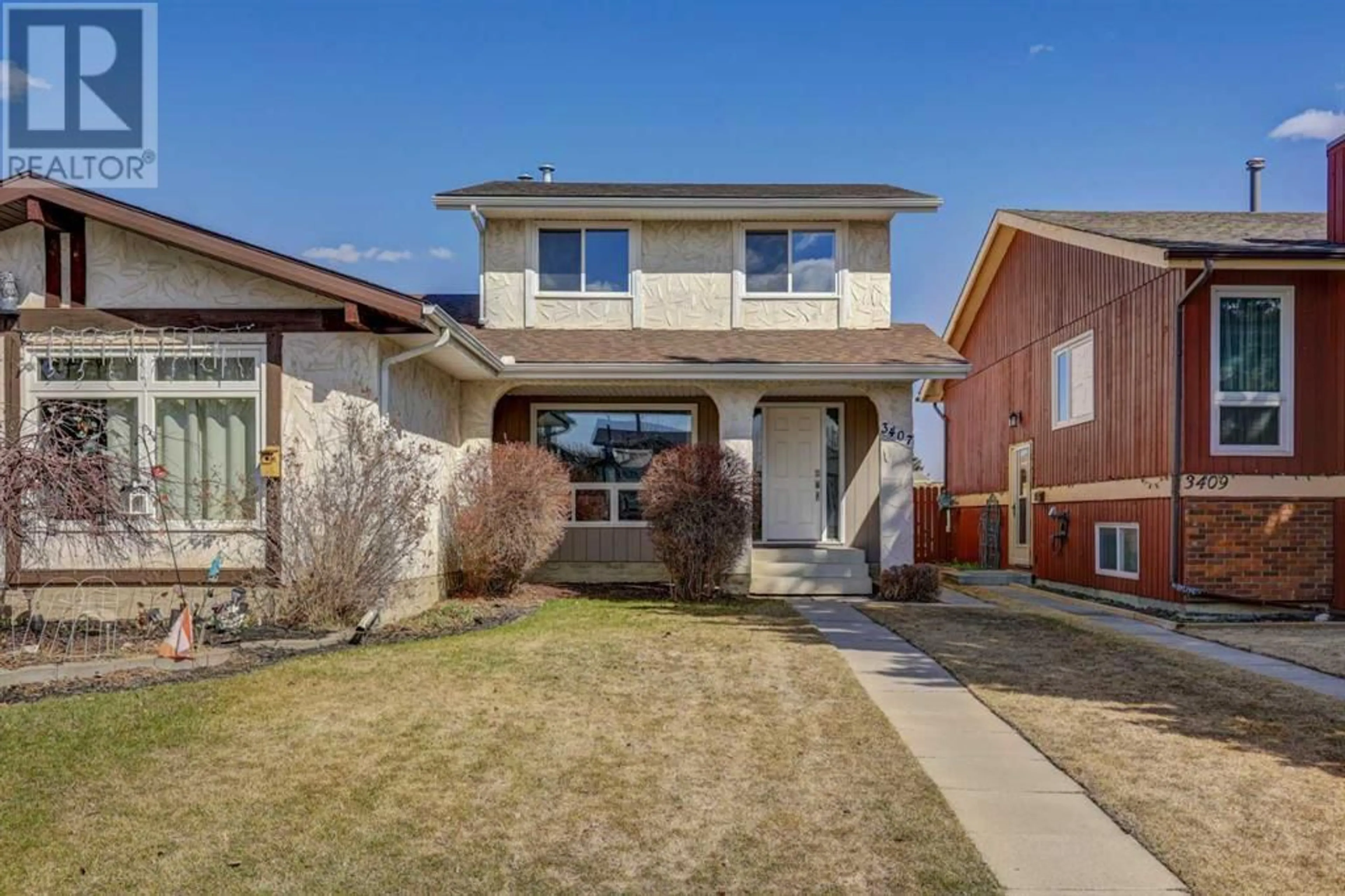 Frontside or backside of a home for 3407 Cedarille Drive SW, Calgary Alberta T2W3J2