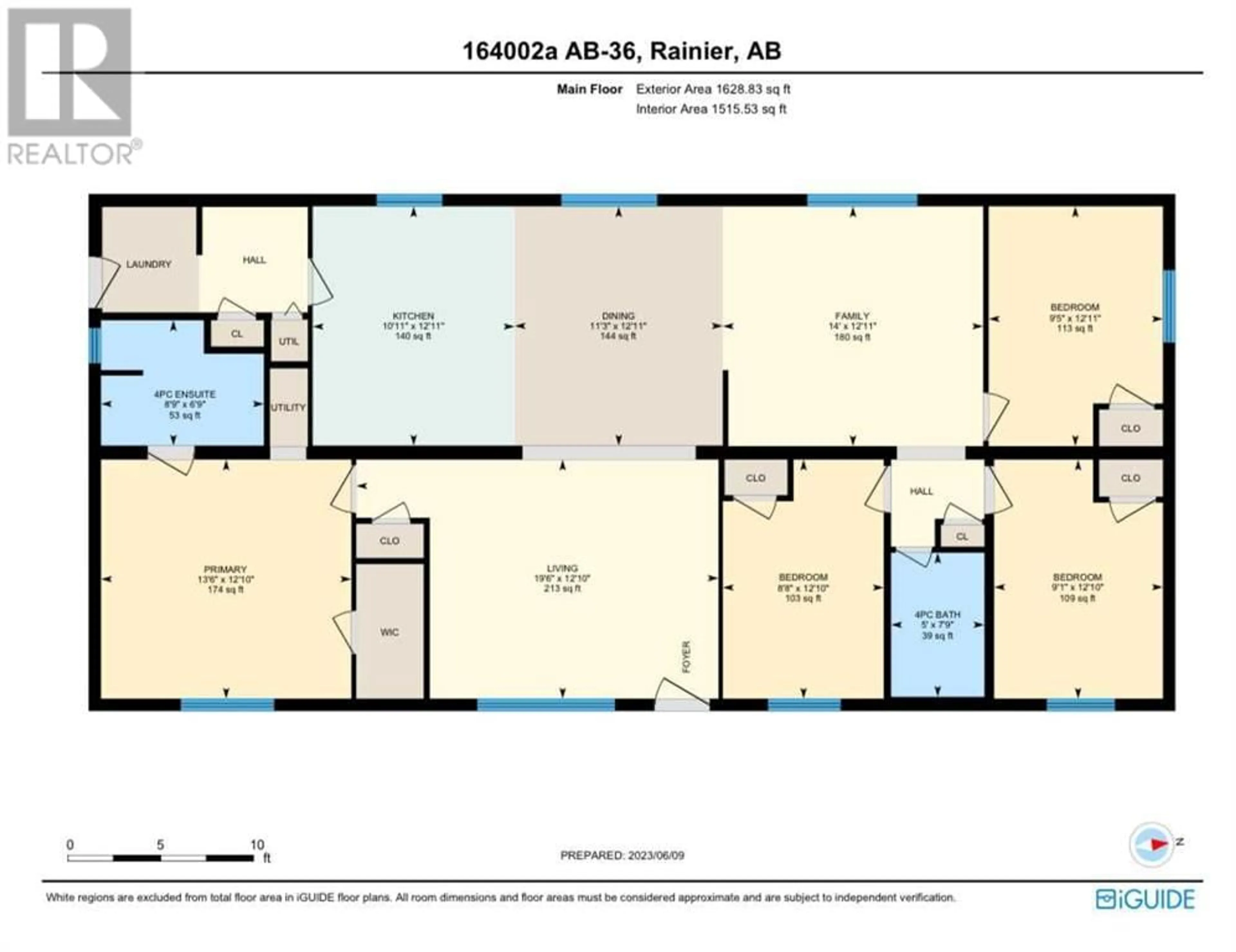Floor plan for Blue Sign 164002 B Hwy 36, Rural Newell, County of Alberta T0J2M0