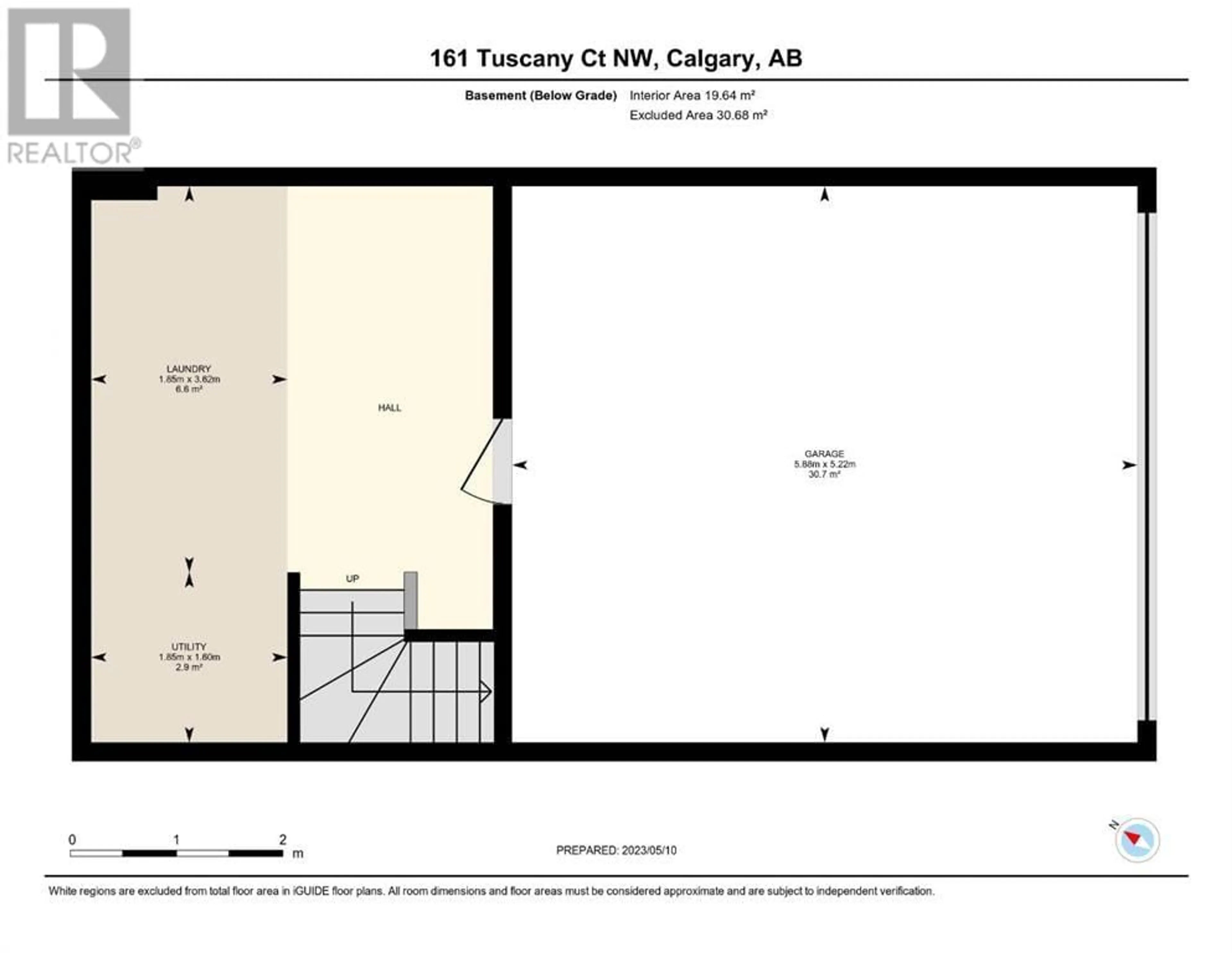 Floor plan for 161 Tuscany Court NW, Calgary Alberta T3L2Y9