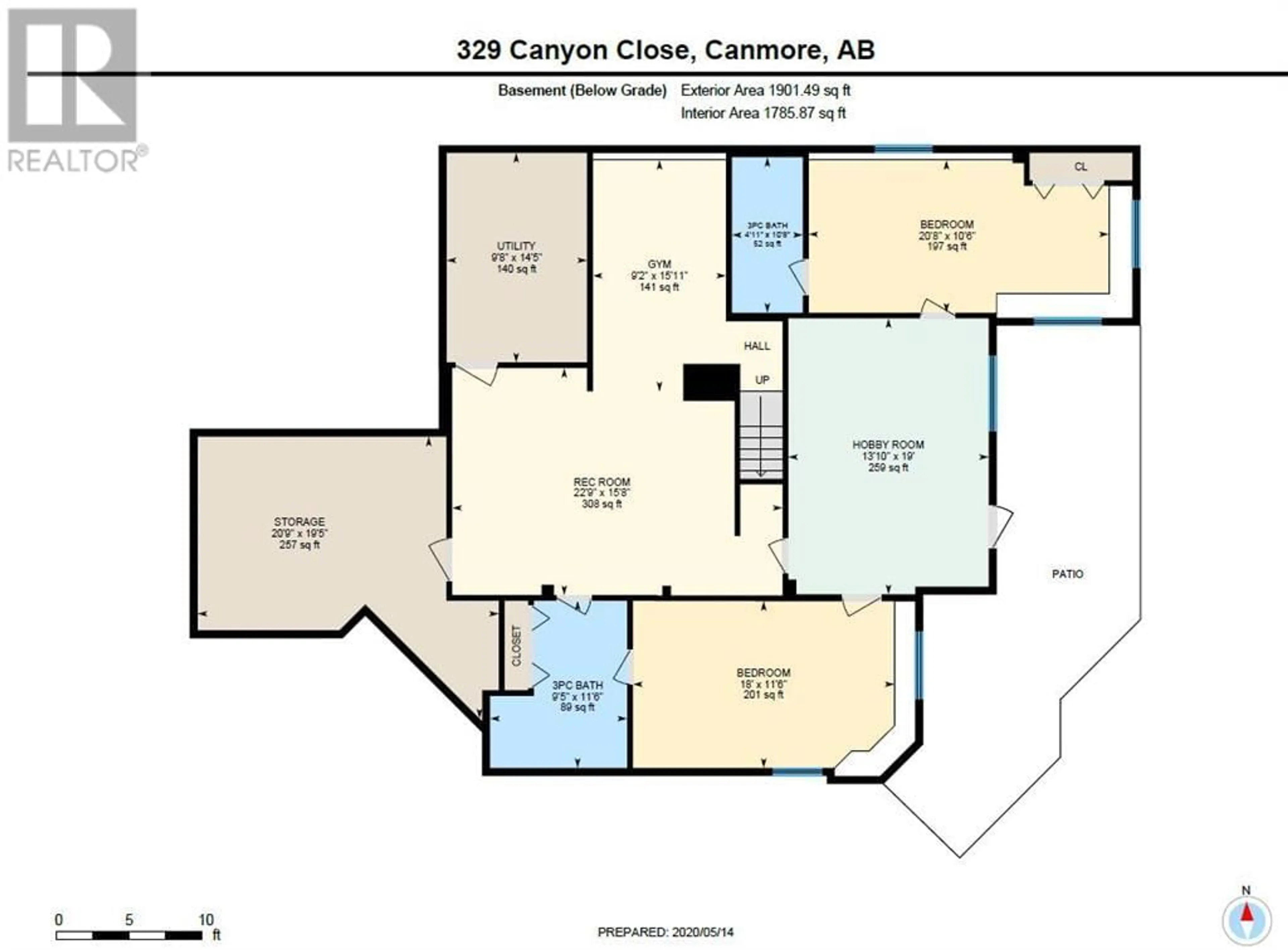 Floor plan for 329 Canyon Close, Canmore Alberta T1W1H4
