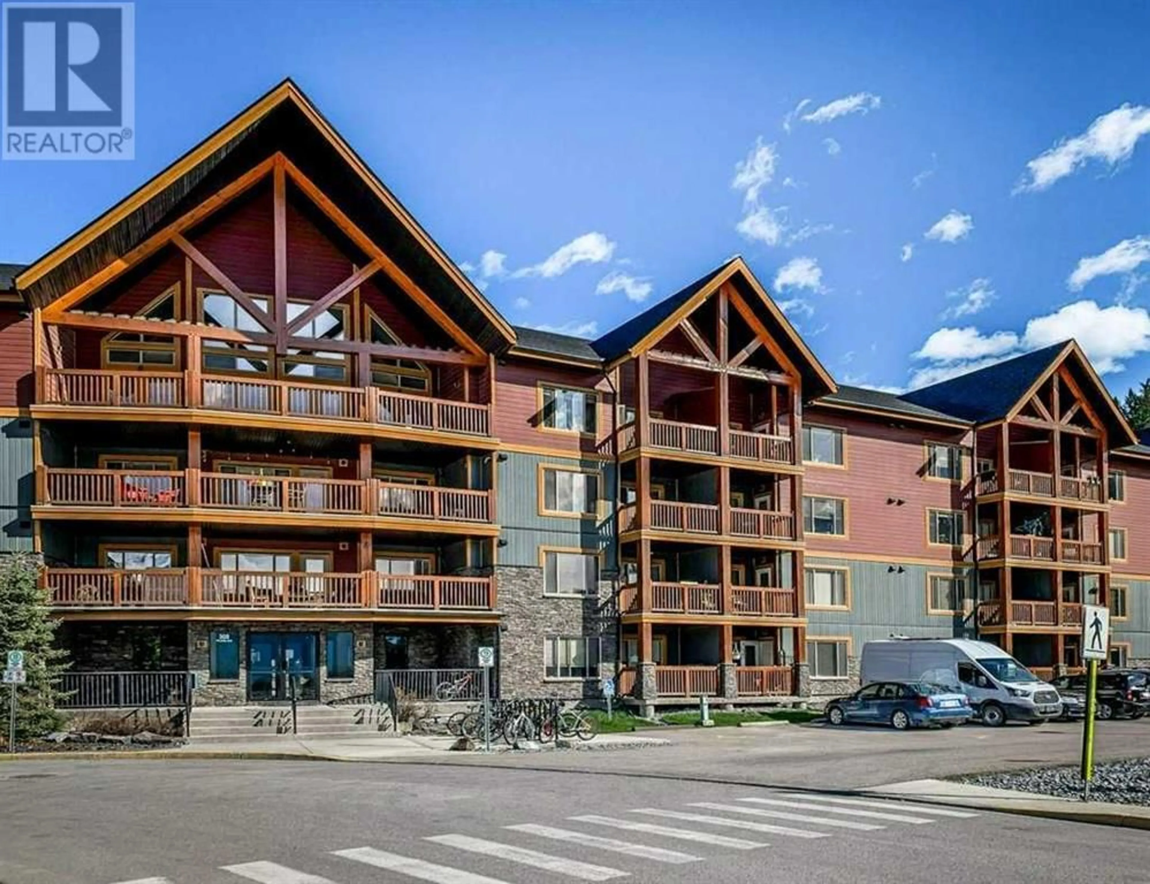 A pic from exterior of the house or condo for 319 300 Palliser LANE, Canmore Alberta T1W0H5