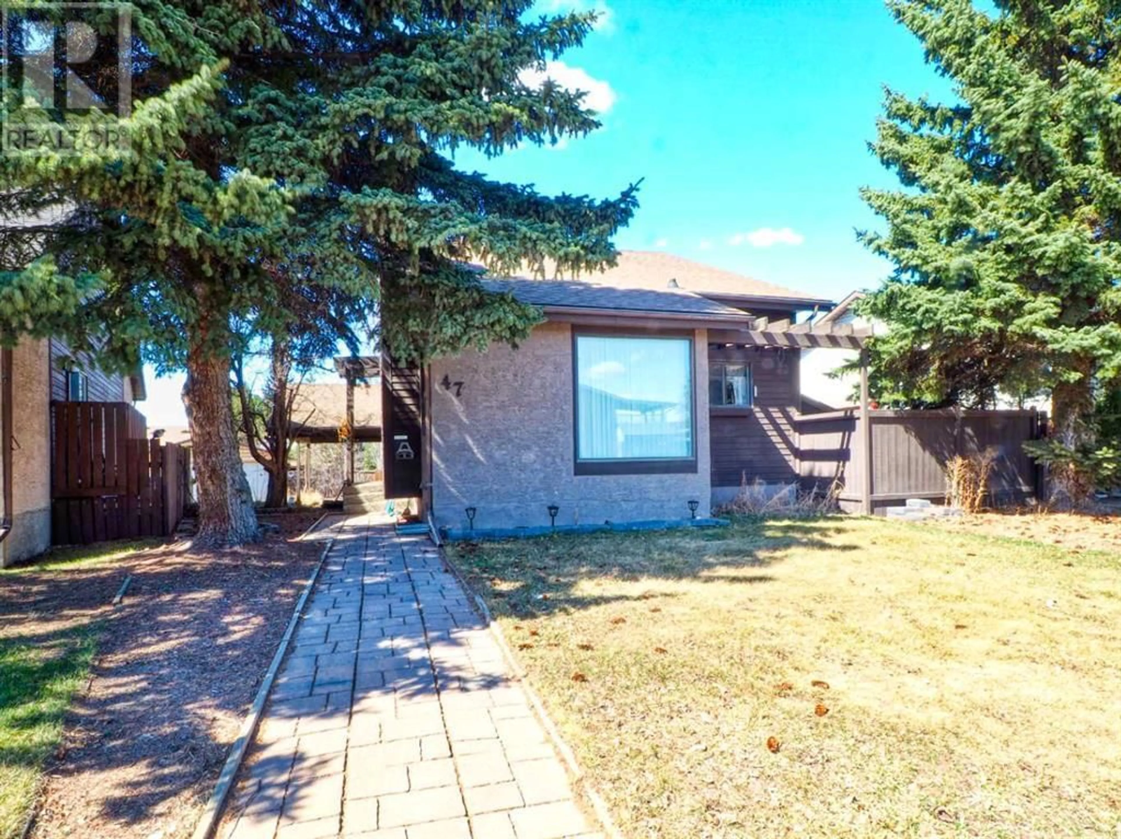 A pic from exterior of the house or condo for 47 George Crescent, Red Deer Alberta T4P2K9