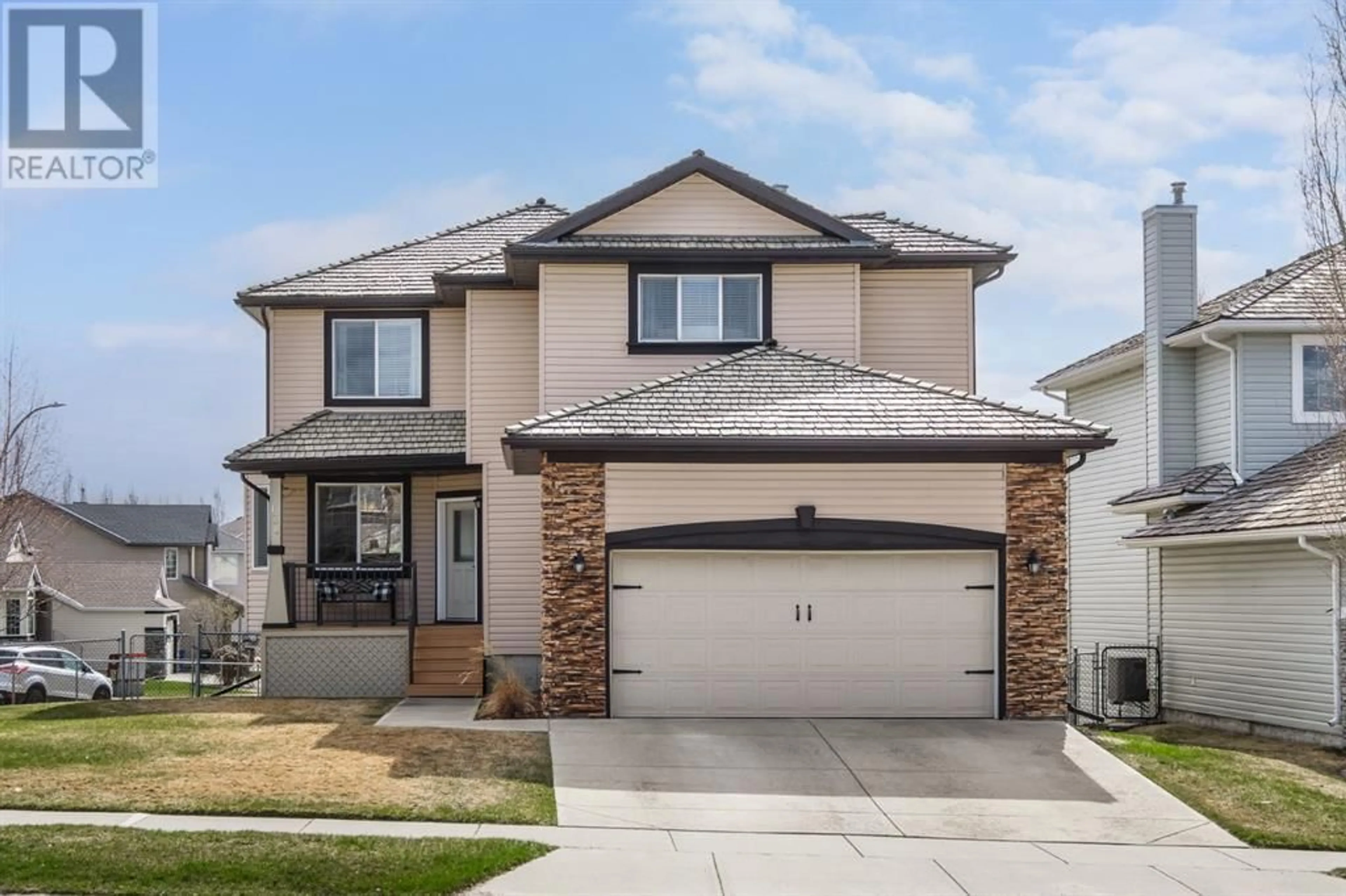 Frontside or backside of a home for 134 Crystalridge Drive, Okotoks Alberta T1S1W3
