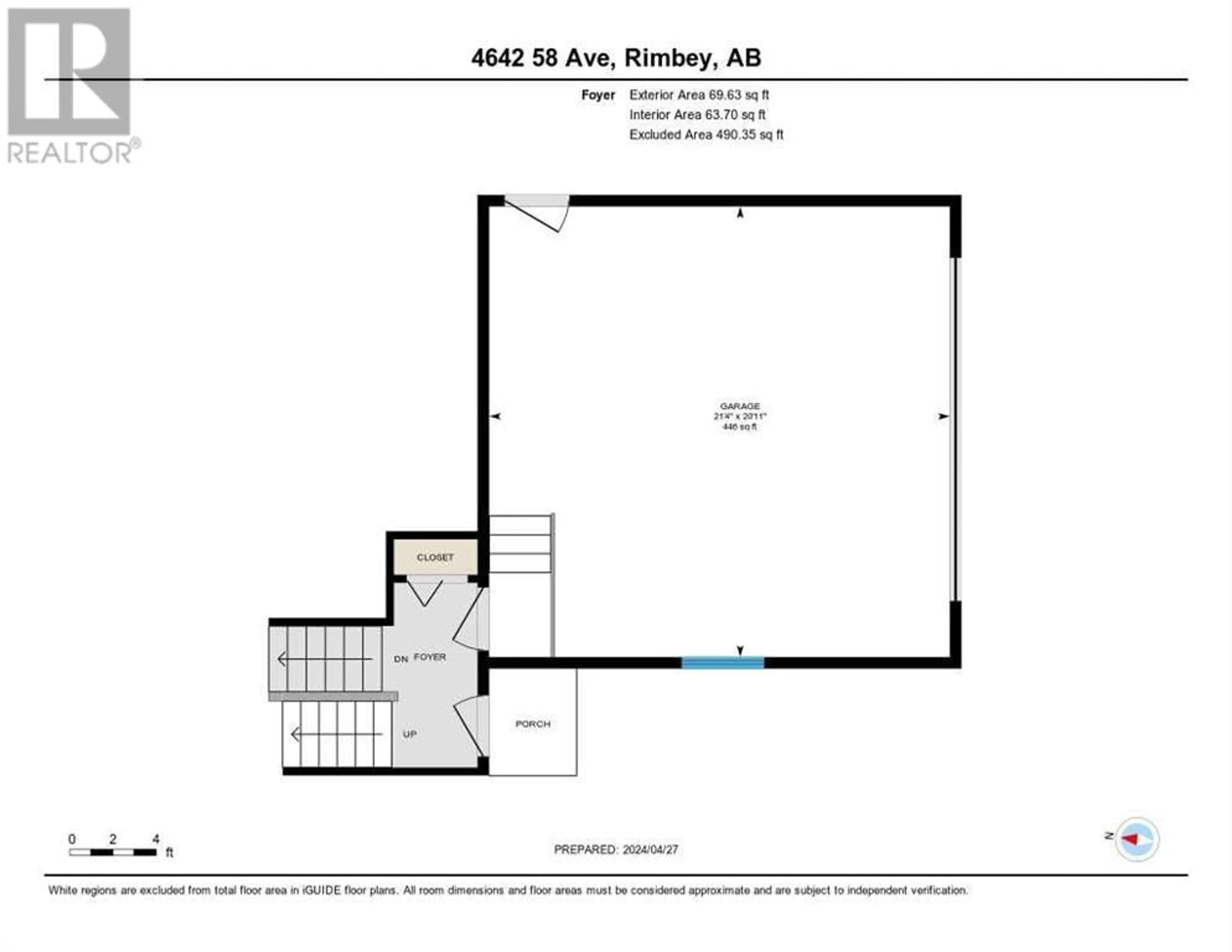Floor plan for 4642 58 Avenue, Rimbey Alberta T0C2J0