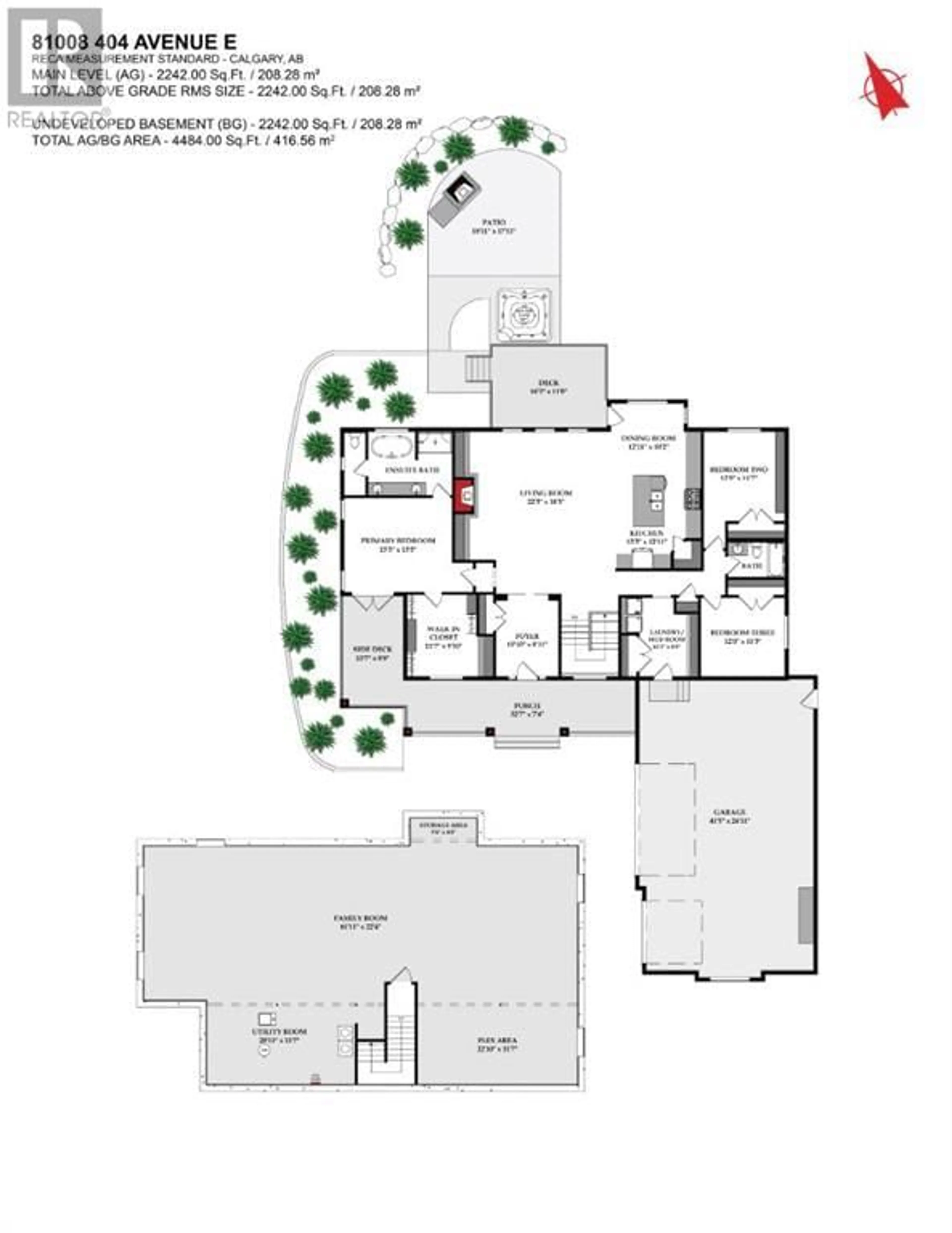 Floor plan for 81008 404 Avenue E, Rural Foothills County Alberta T1V1Z2