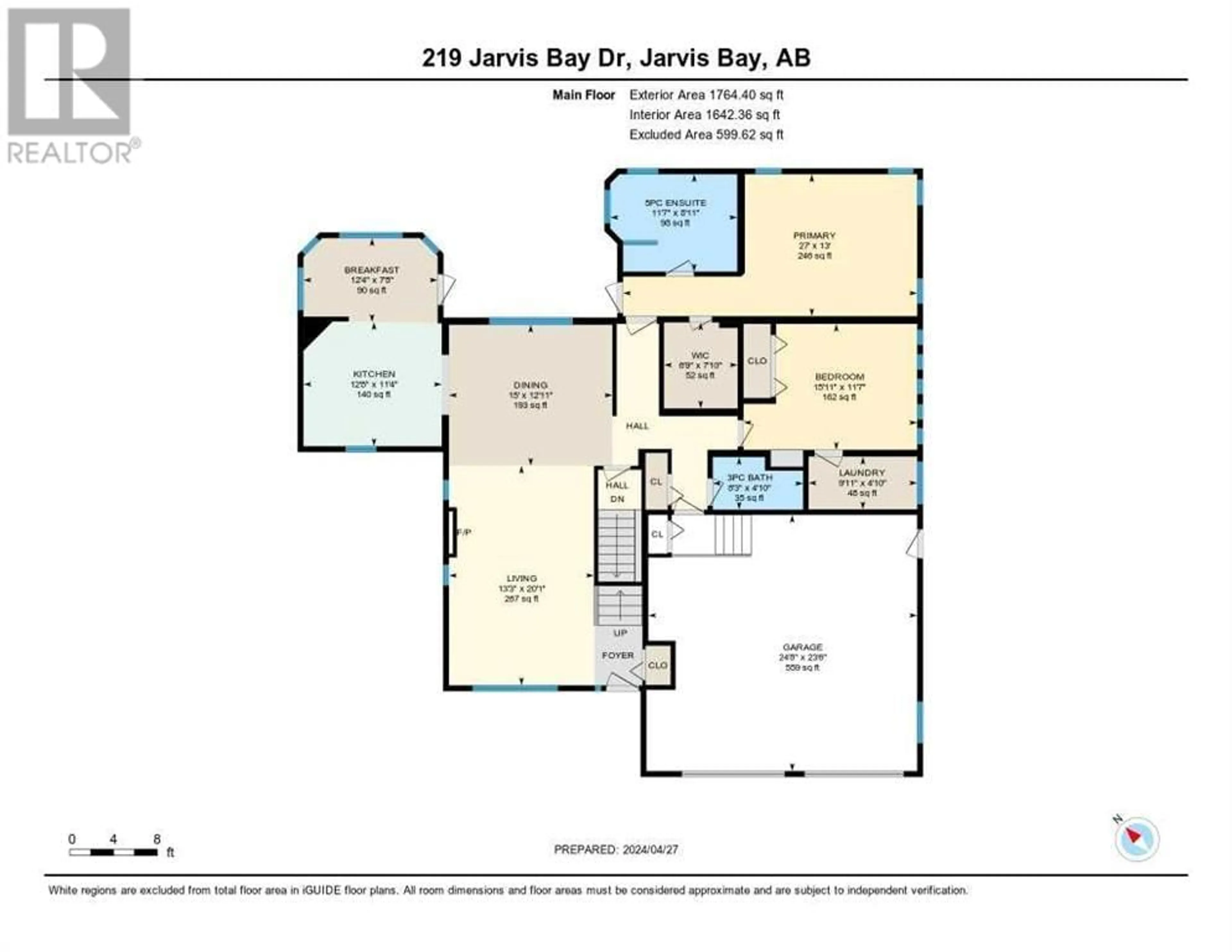 Floor plan for 219 Jarvis Bay Drive, Jarvis Bay Alberta T4S1R8