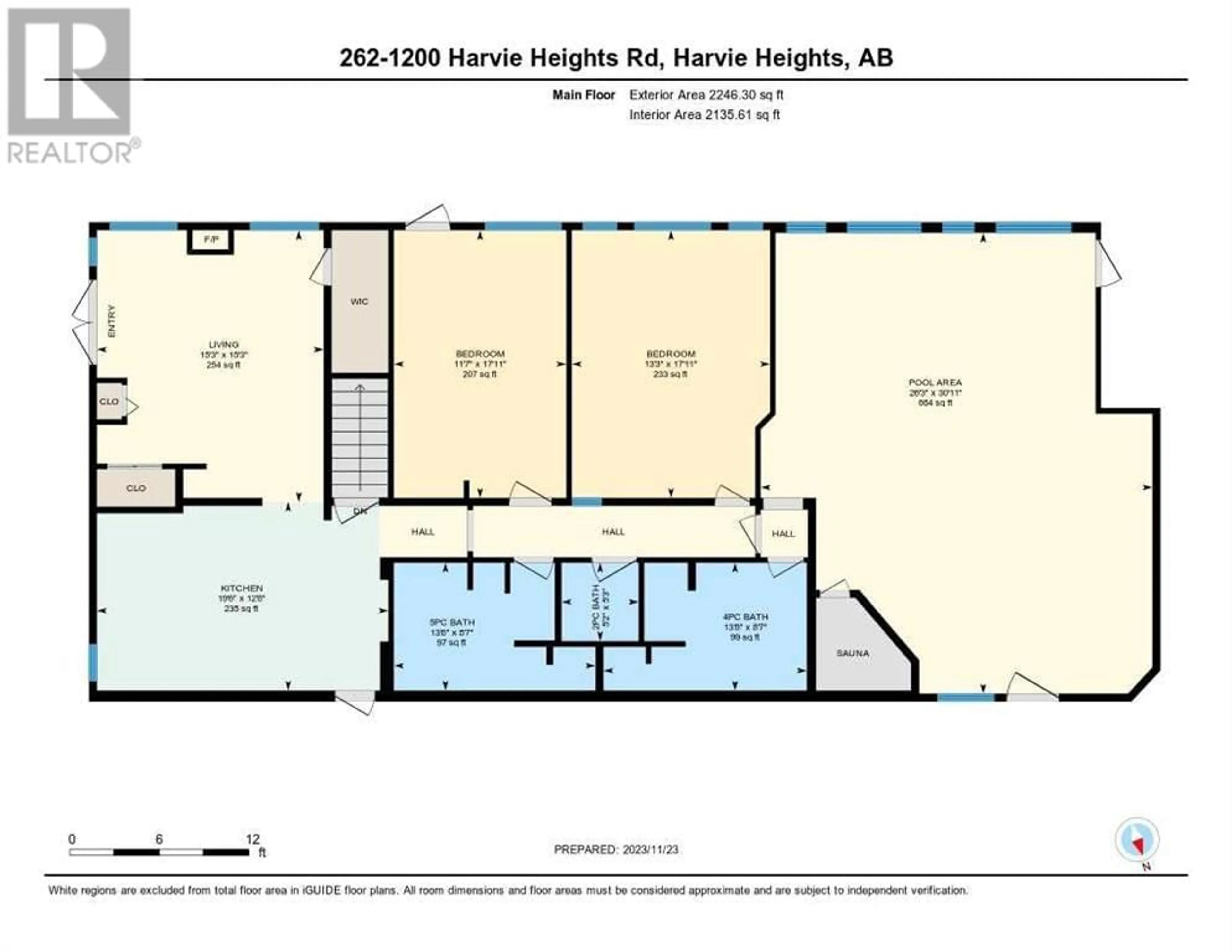Floor plan for 259-262 1200 Harvie Heights Road, Harvie Heights Alberta T1W2W2