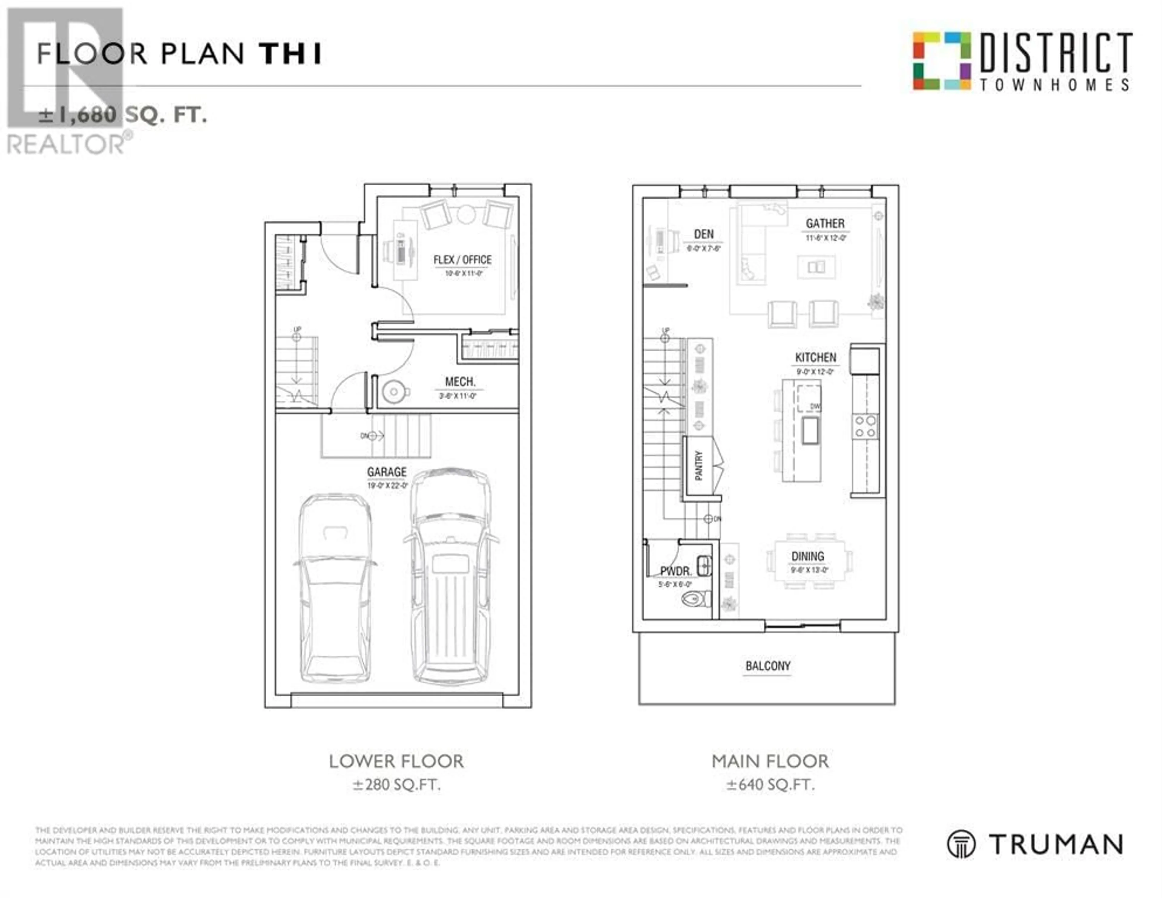 Floor plan for 3 8101 8 Avenue SW, Calgary Alberta T3H6B1