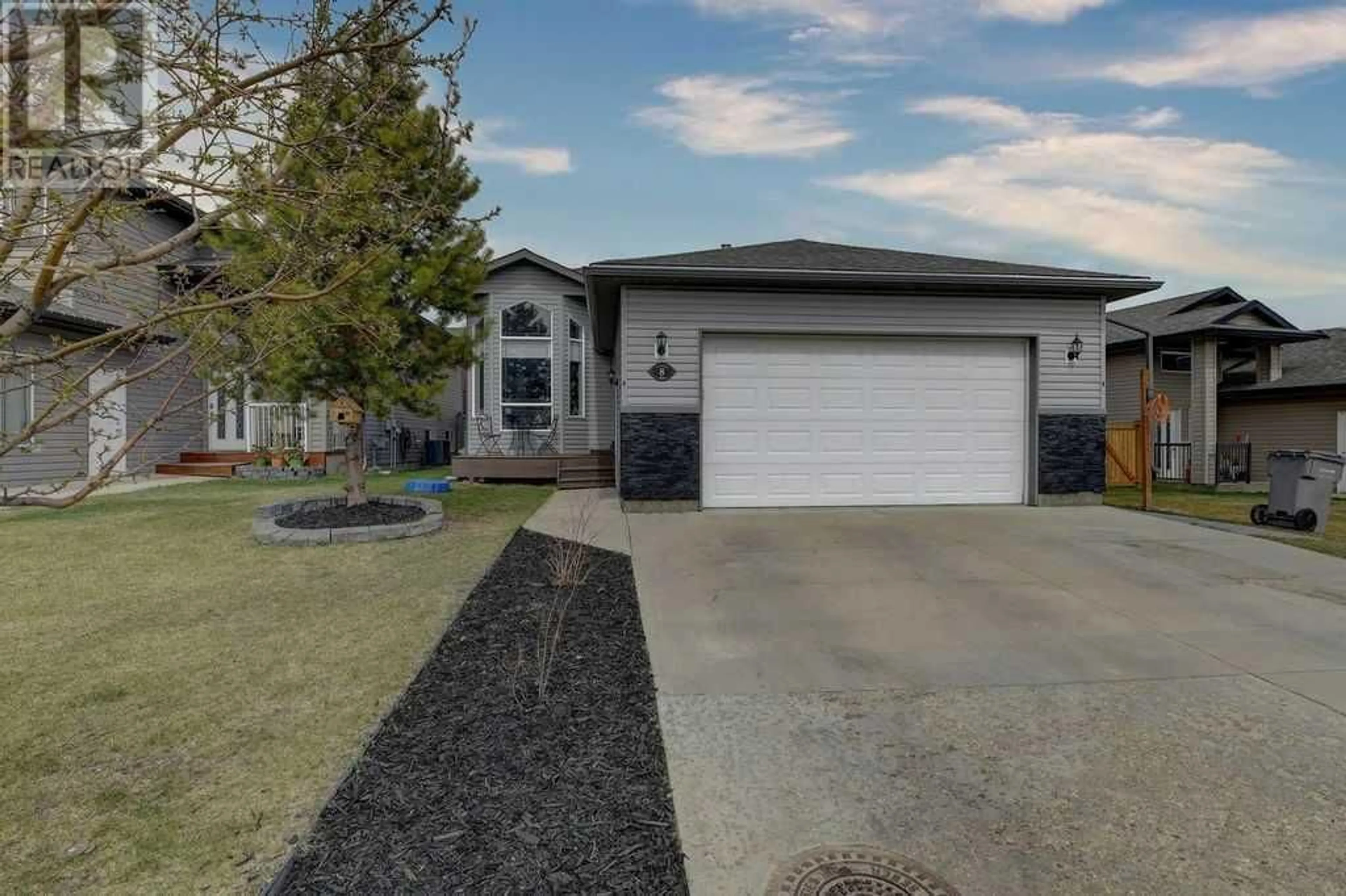 Frontside or backside of a home for 8 Pinnacle Road, Grande Prairie Alberta T8W0A9