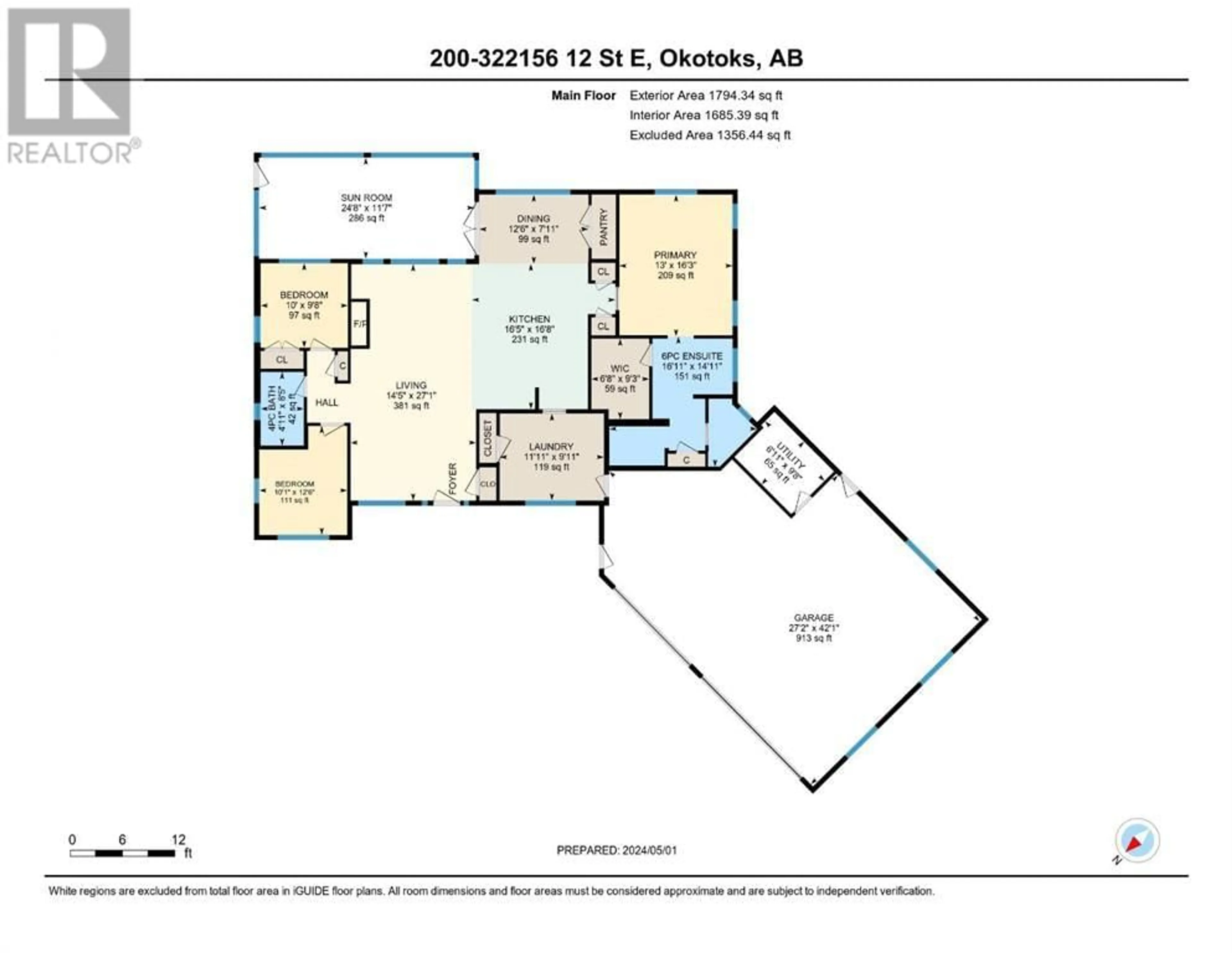 Floor plan for 200 322156 12 Street E, Rural Foothills County Alberta T1S3L7