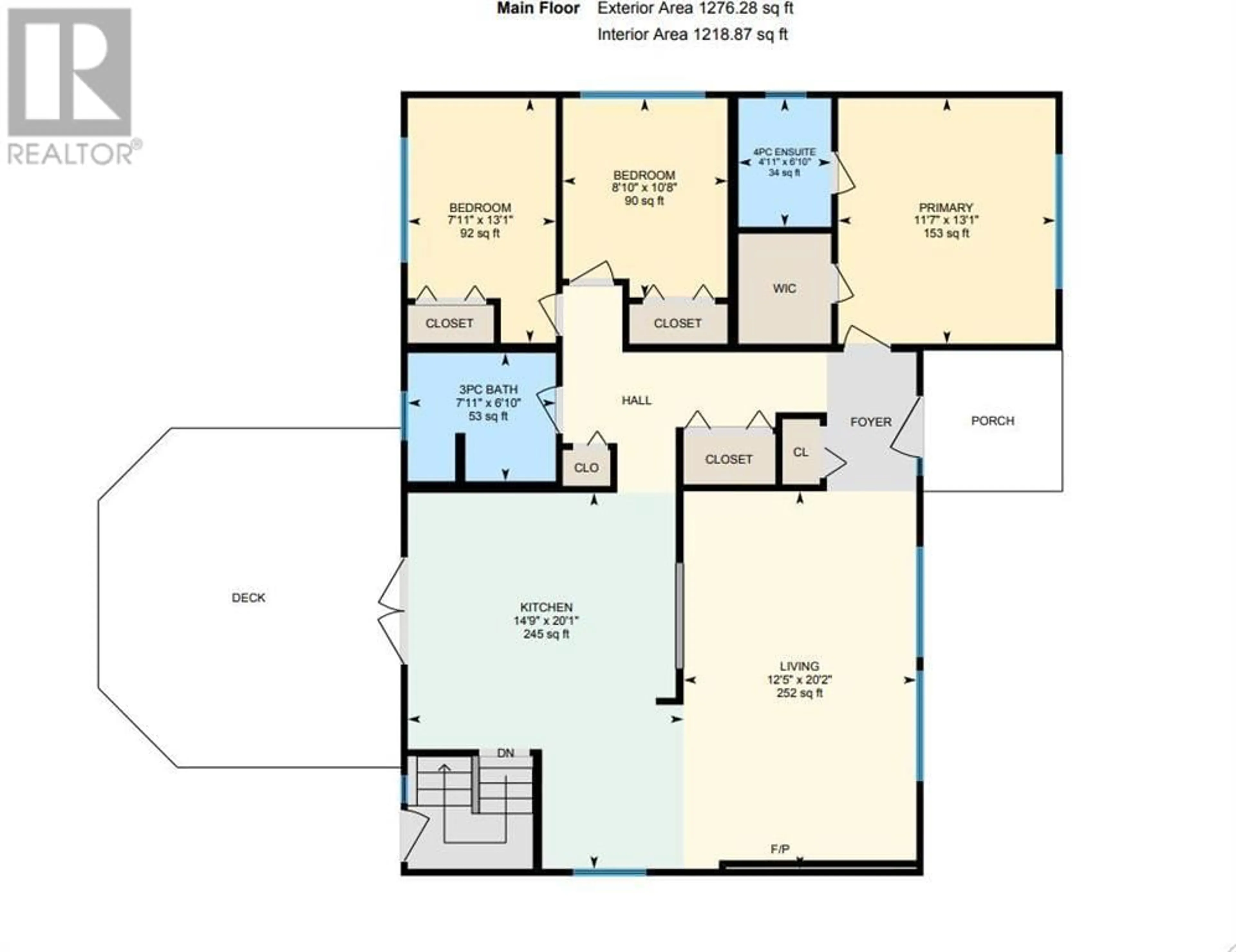 Floor plan for 431 Willowdale Crescent SE, Calgary Alberta T2J1K2