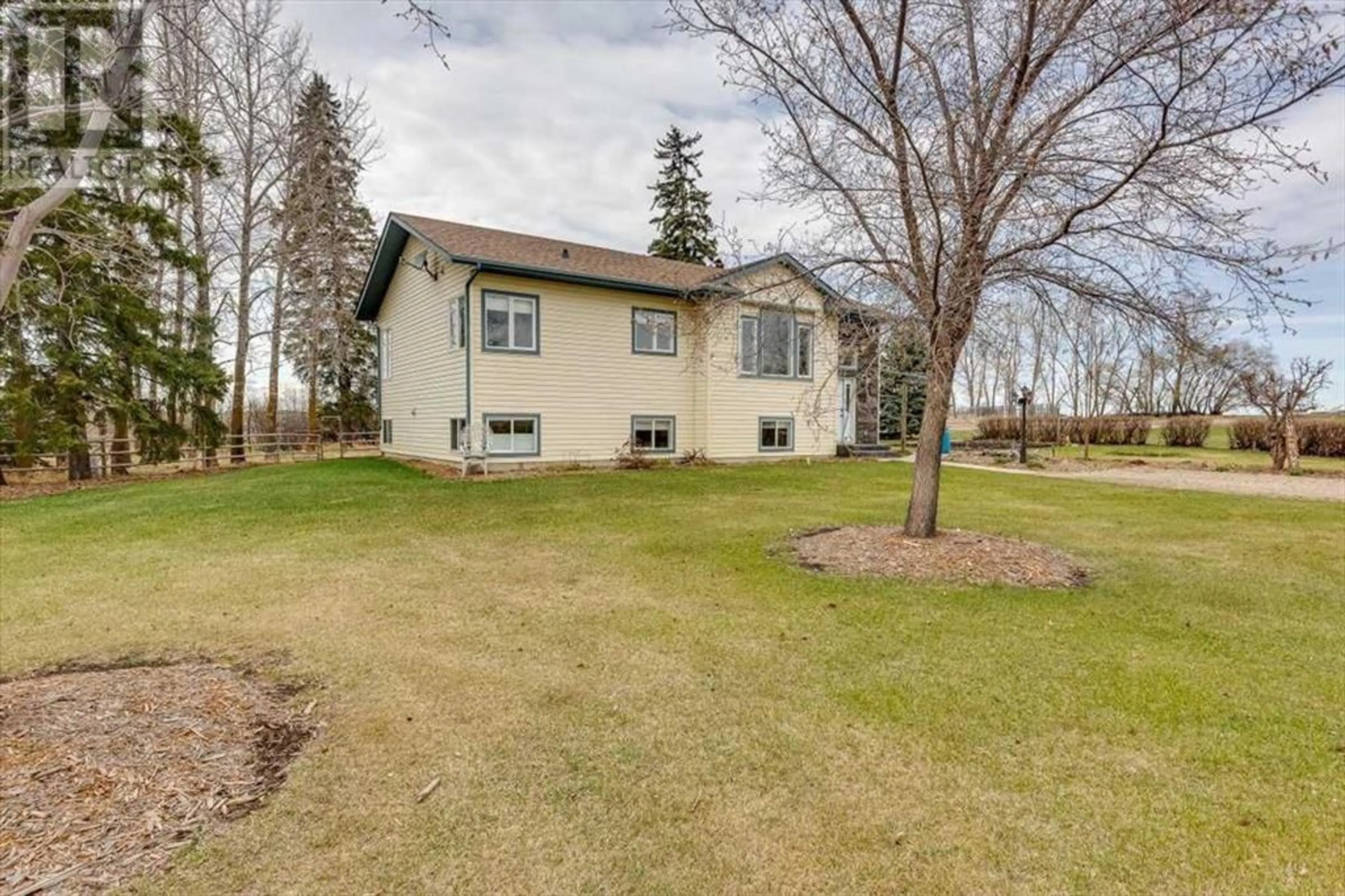 Frontside or backside of a home for 25408 Highway 597, Rural Lacombe County Alberta T4L2N2