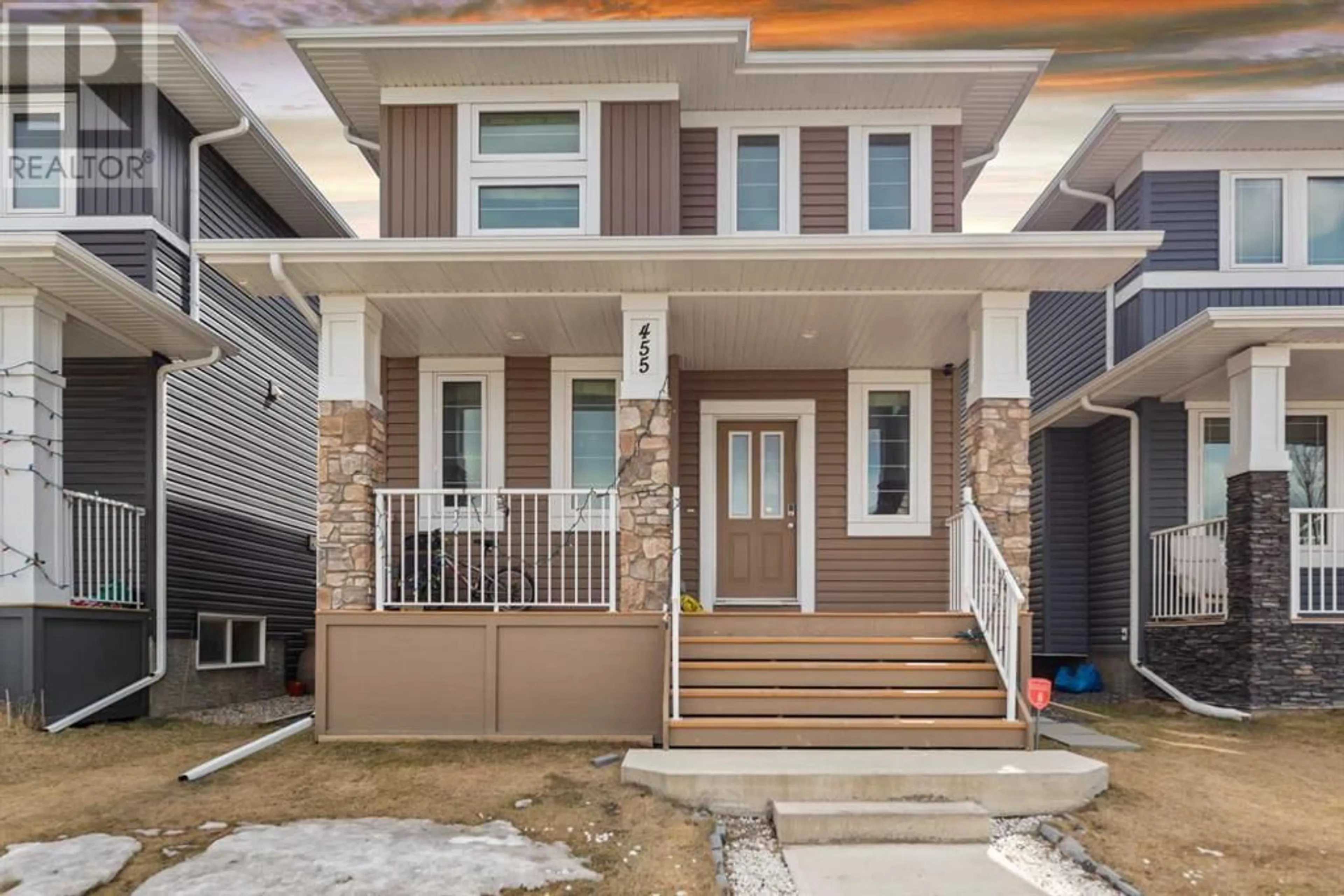 Frontside or backside of a home for 455 Redstone Drive NE, Calgary Alberta T3N0R2