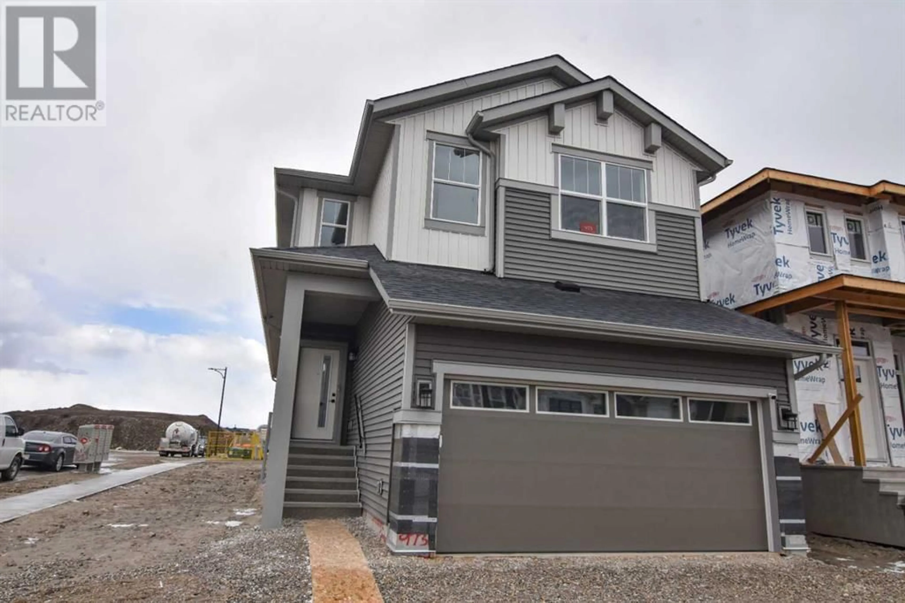 A pic from exterior of the house or condo for 973 Cobblemore Common SW, Airdrie Alberta T4B5M1