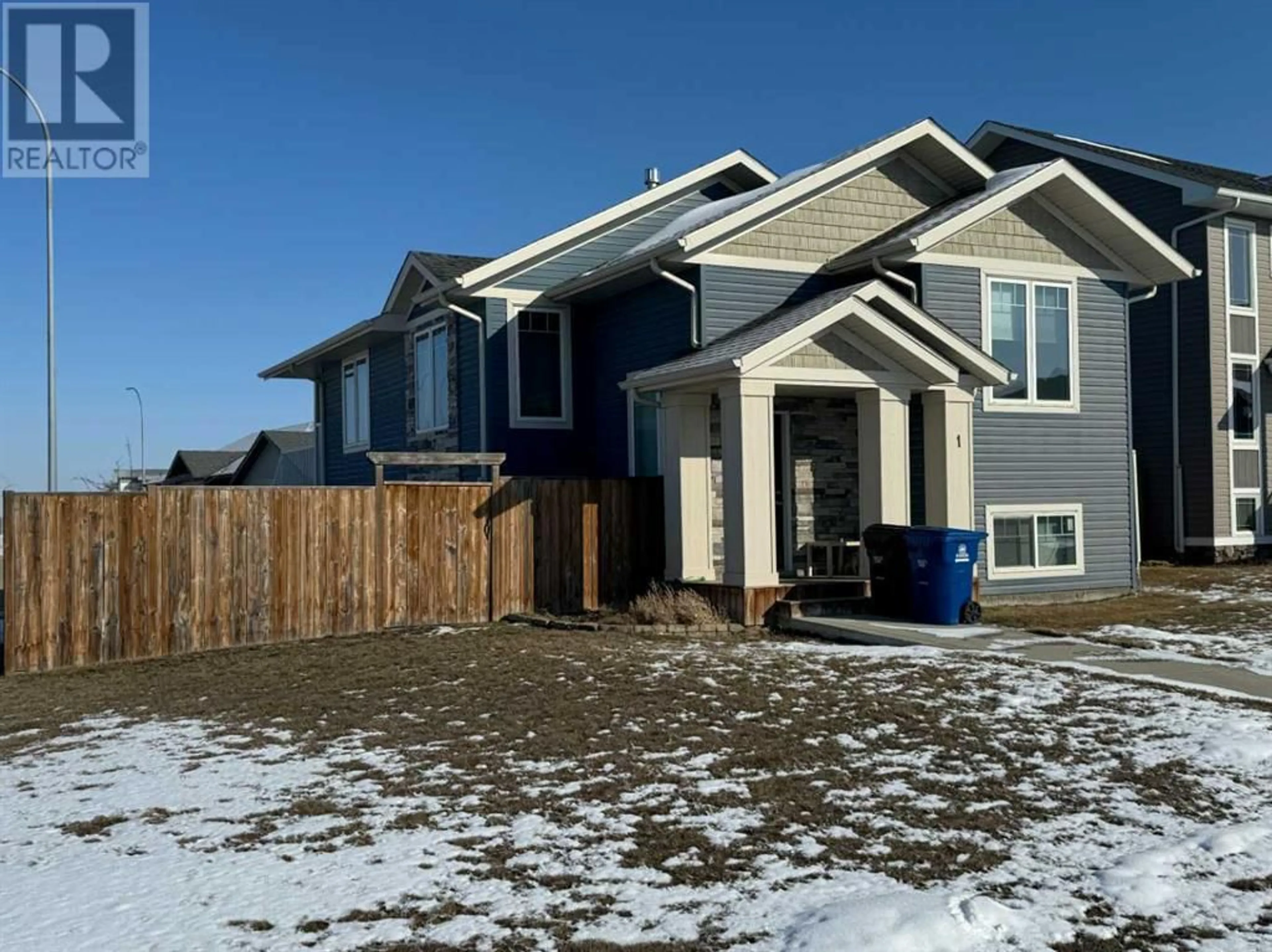 Frontside or backside of a home for 1 Vermont Close, Blackfalds Alberta T4M0L7
