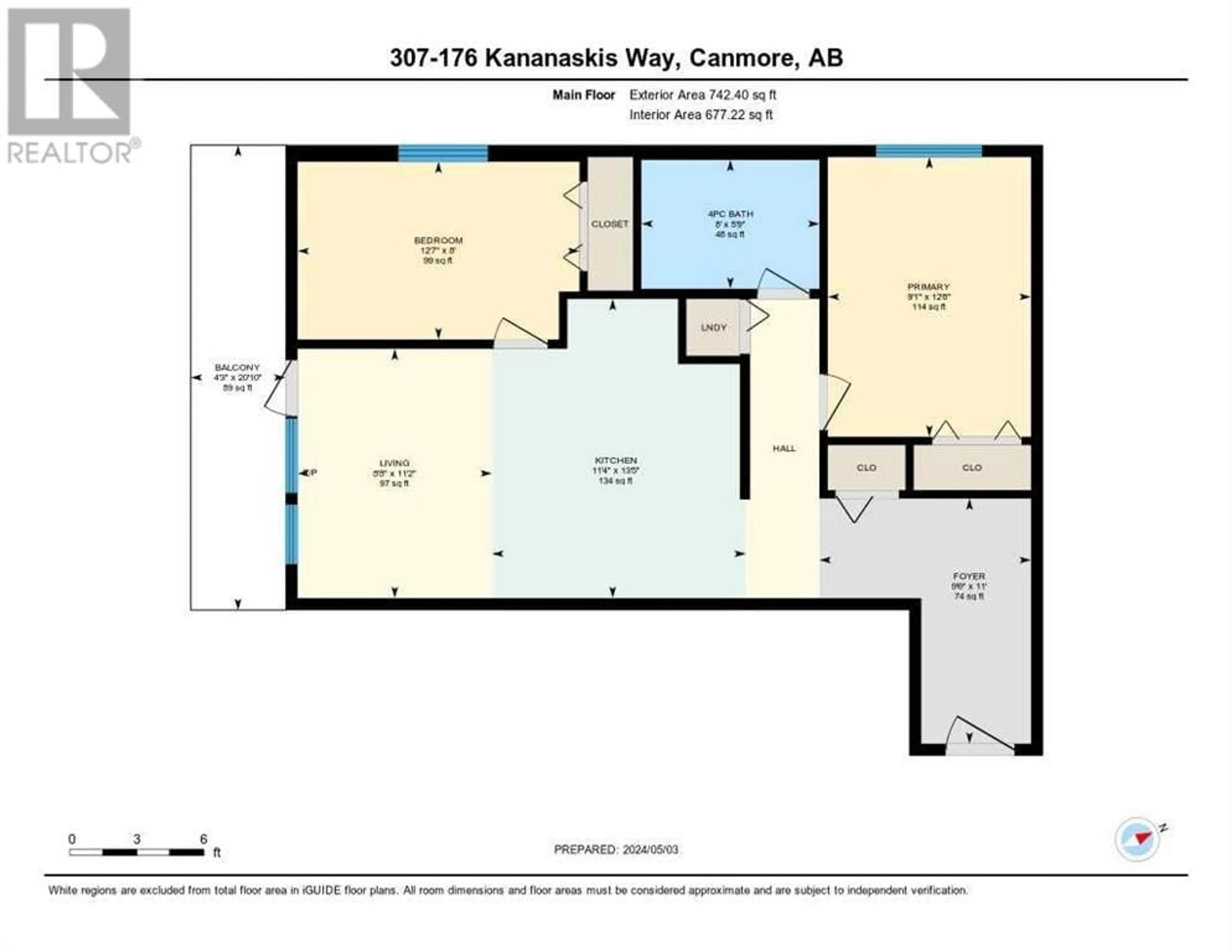 Floor plan for 307 176 Kananaskis Way, Canmore Alberta T1W3E4