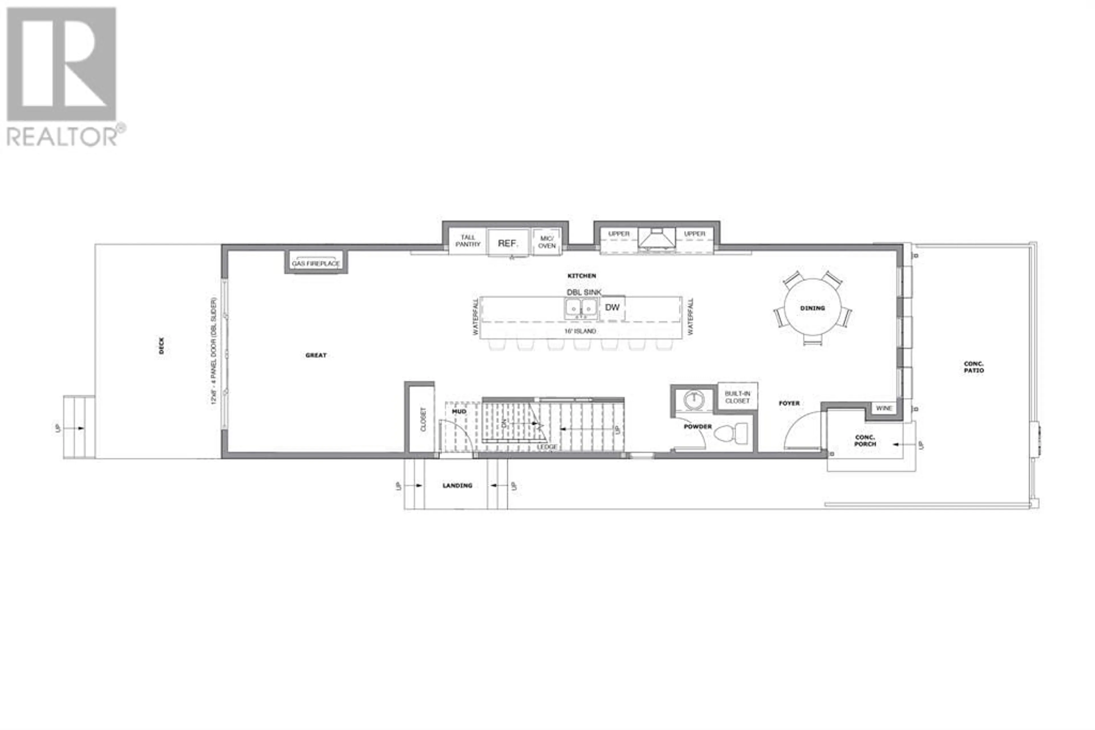 Floor plan for 2418 32 Street SW, Calgary Alberta T3E2R7