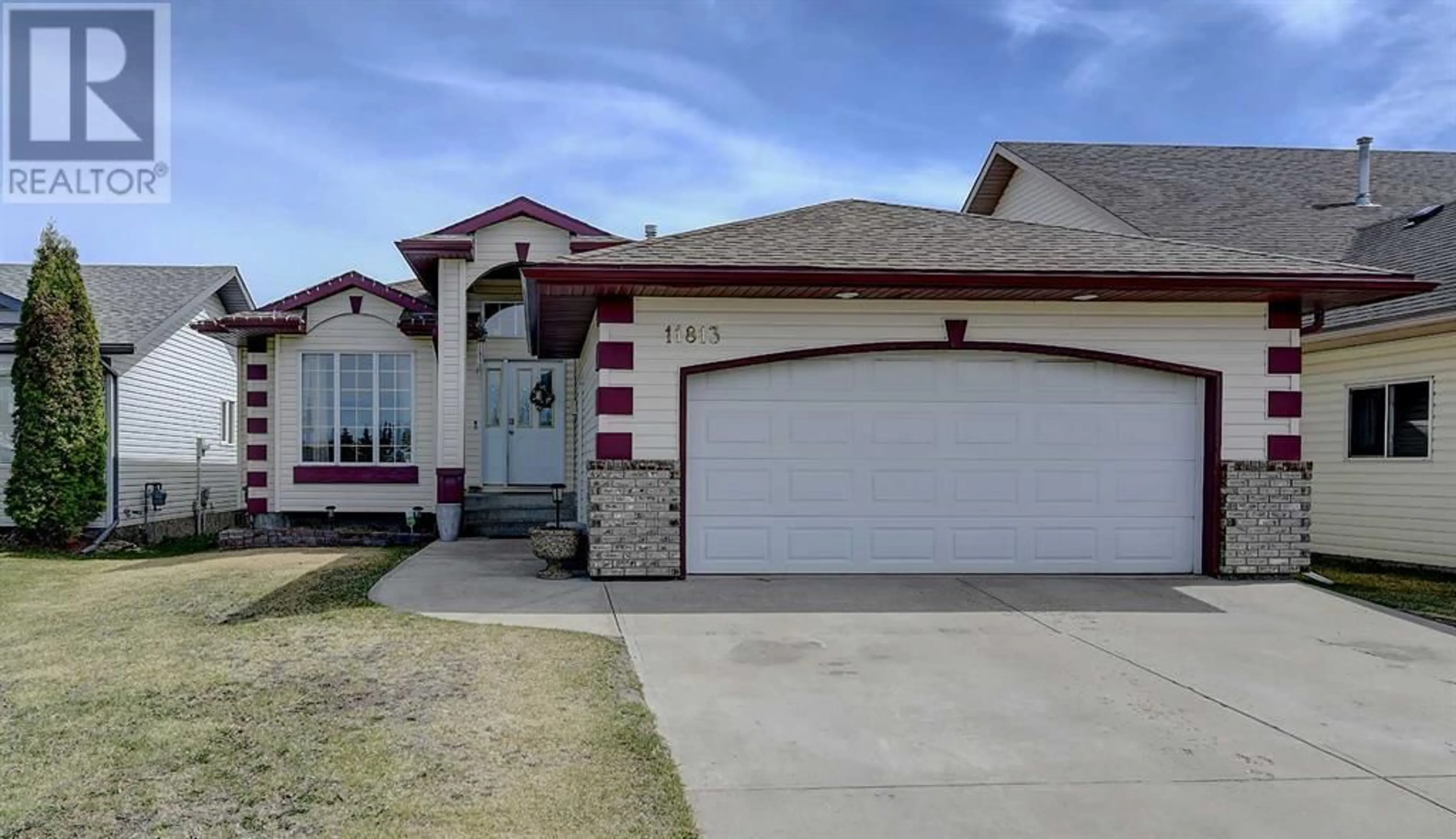Frontside or backside of a home for 11813 Crystal Lake Drive, Grande Prairie Alberta T8X1M2