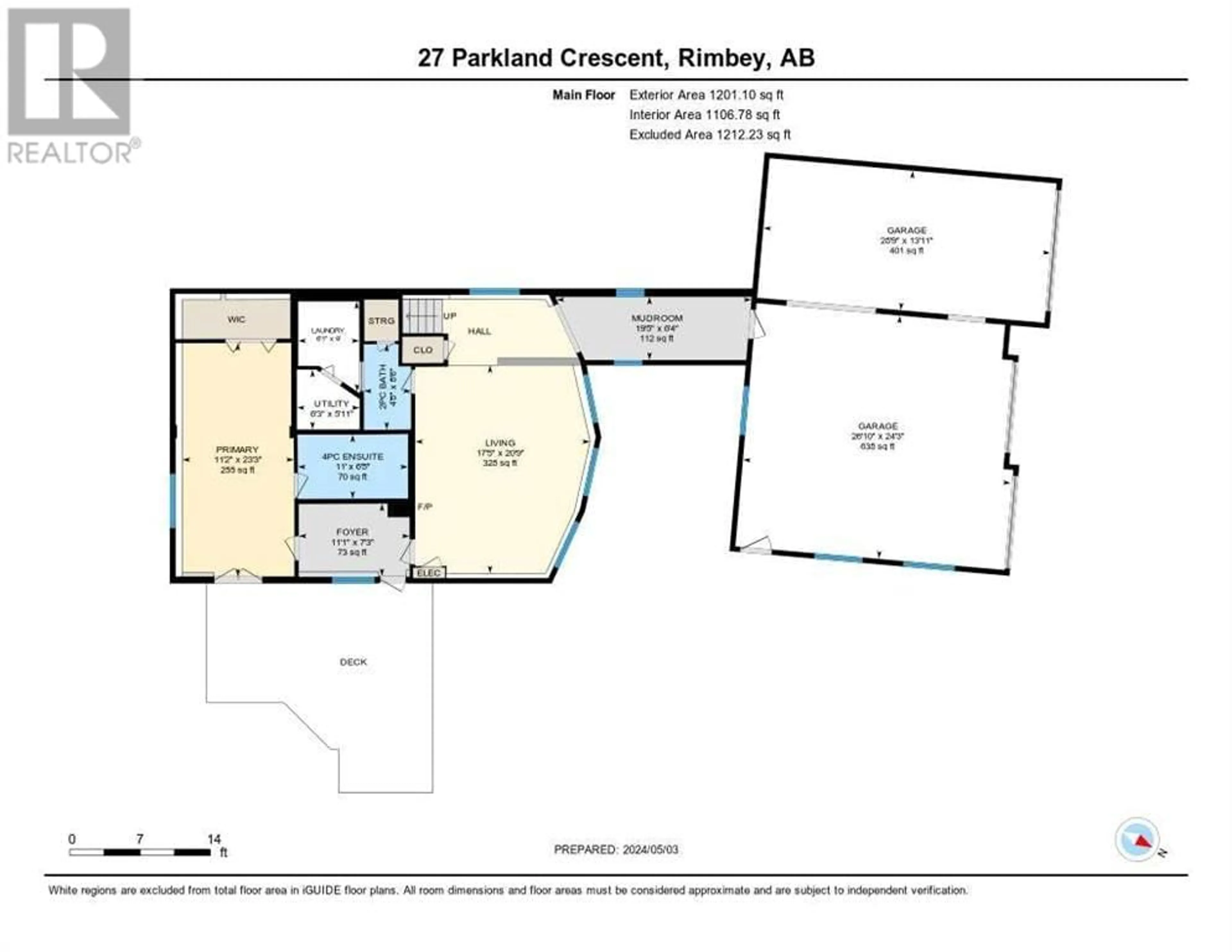Floor plan for 27 Parkland Crescent, Parkland Beach Alberta T0C2J0