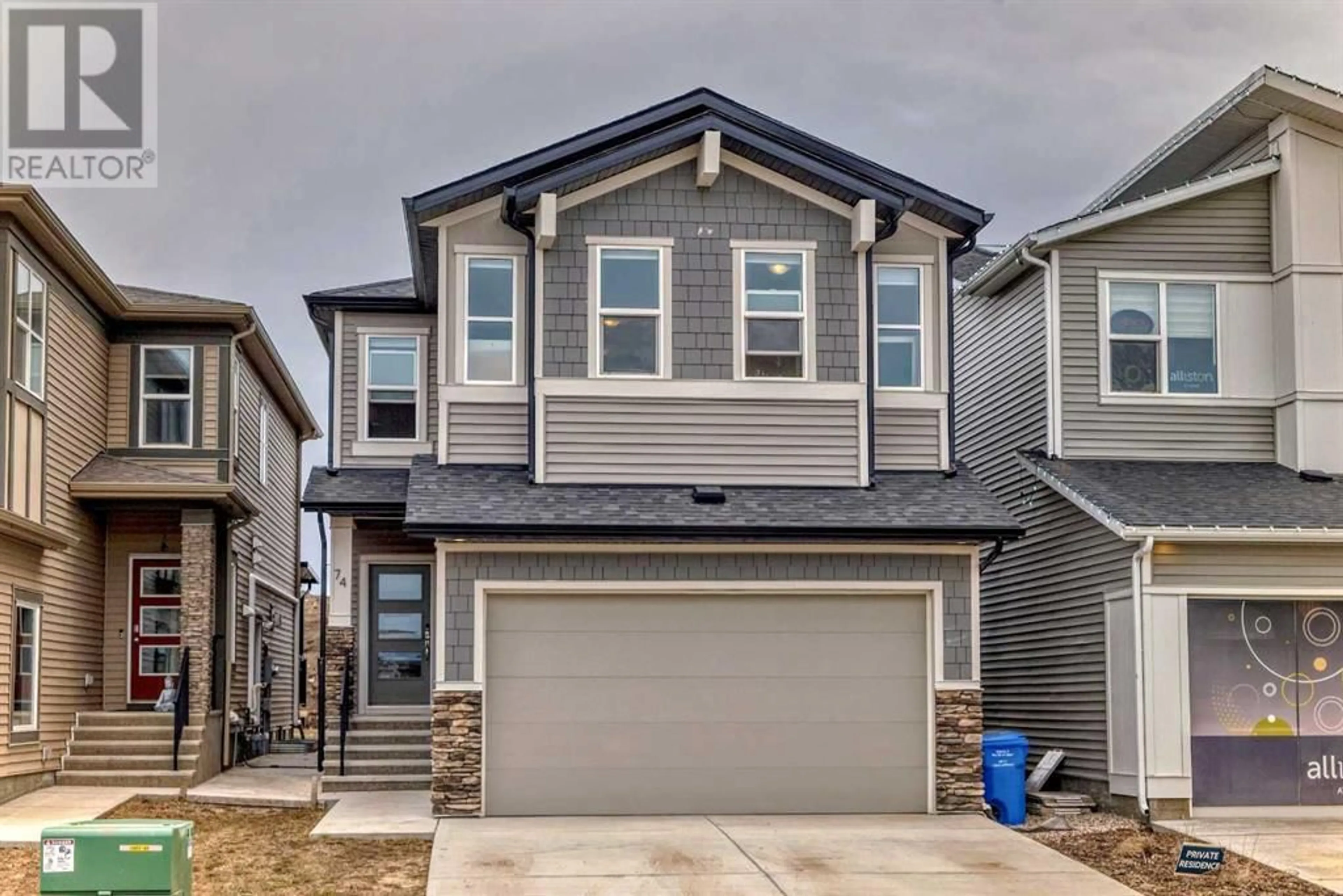 A pic from exterior of the house or condo for 74 Belvedere Green SE, Calgary Alberta T2A7G2