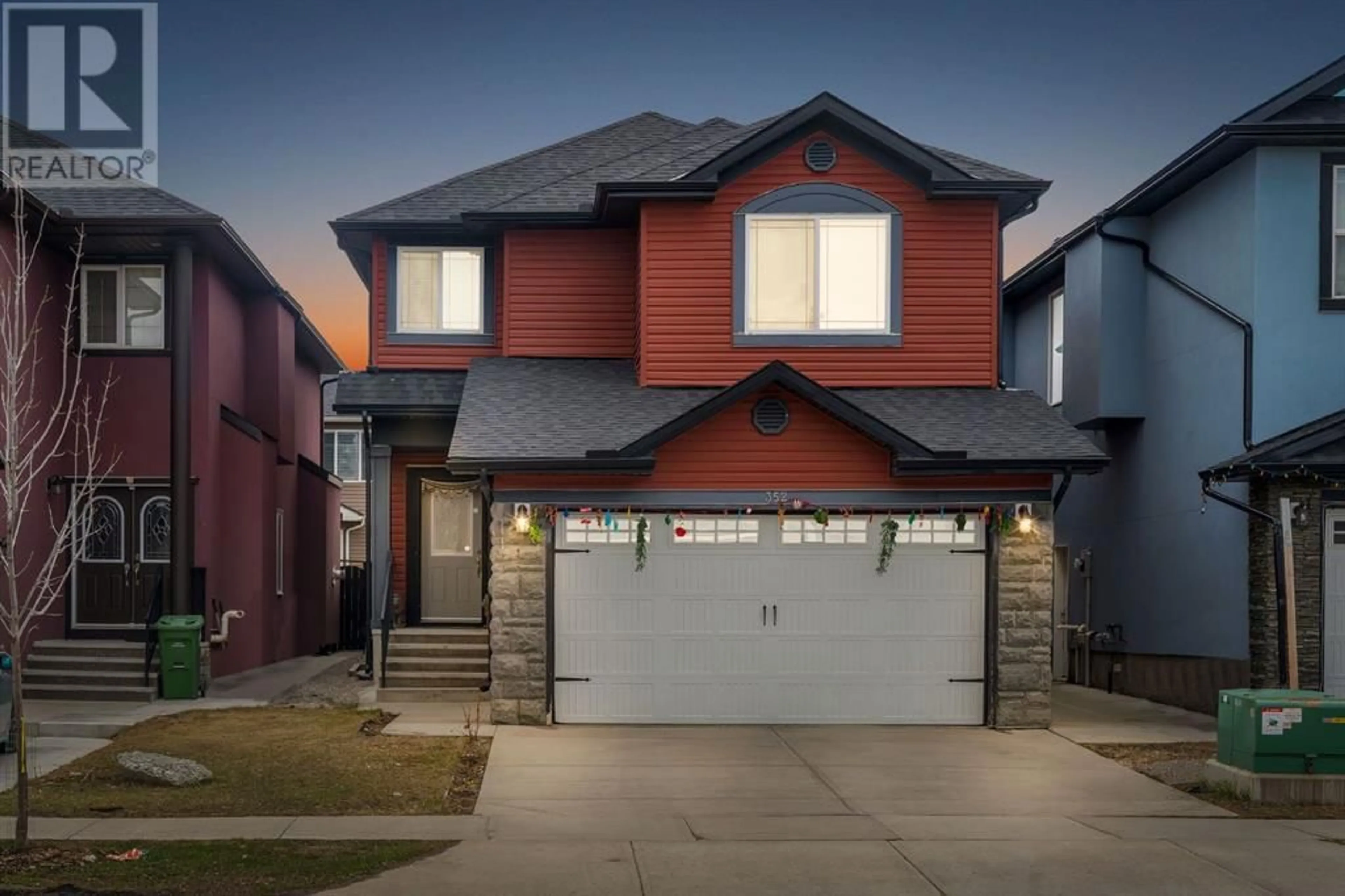 Frontside or backside of a home for 352 Saddlemont Boulevard NE, Calgary Alberta T3J0M8