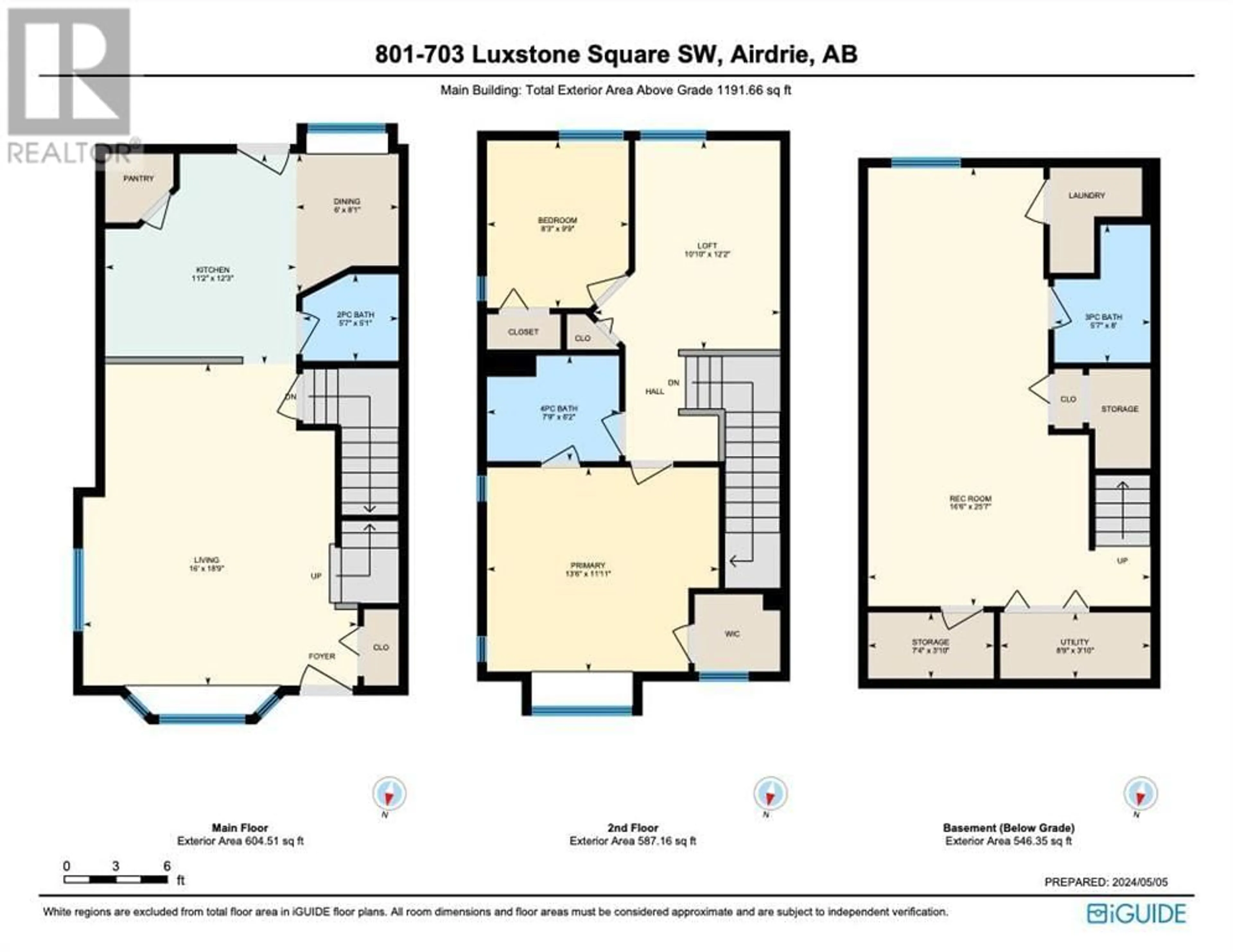 Floor plan for 801 703 Luxstone Square SW, Airdrie Alberta T4B0A3
