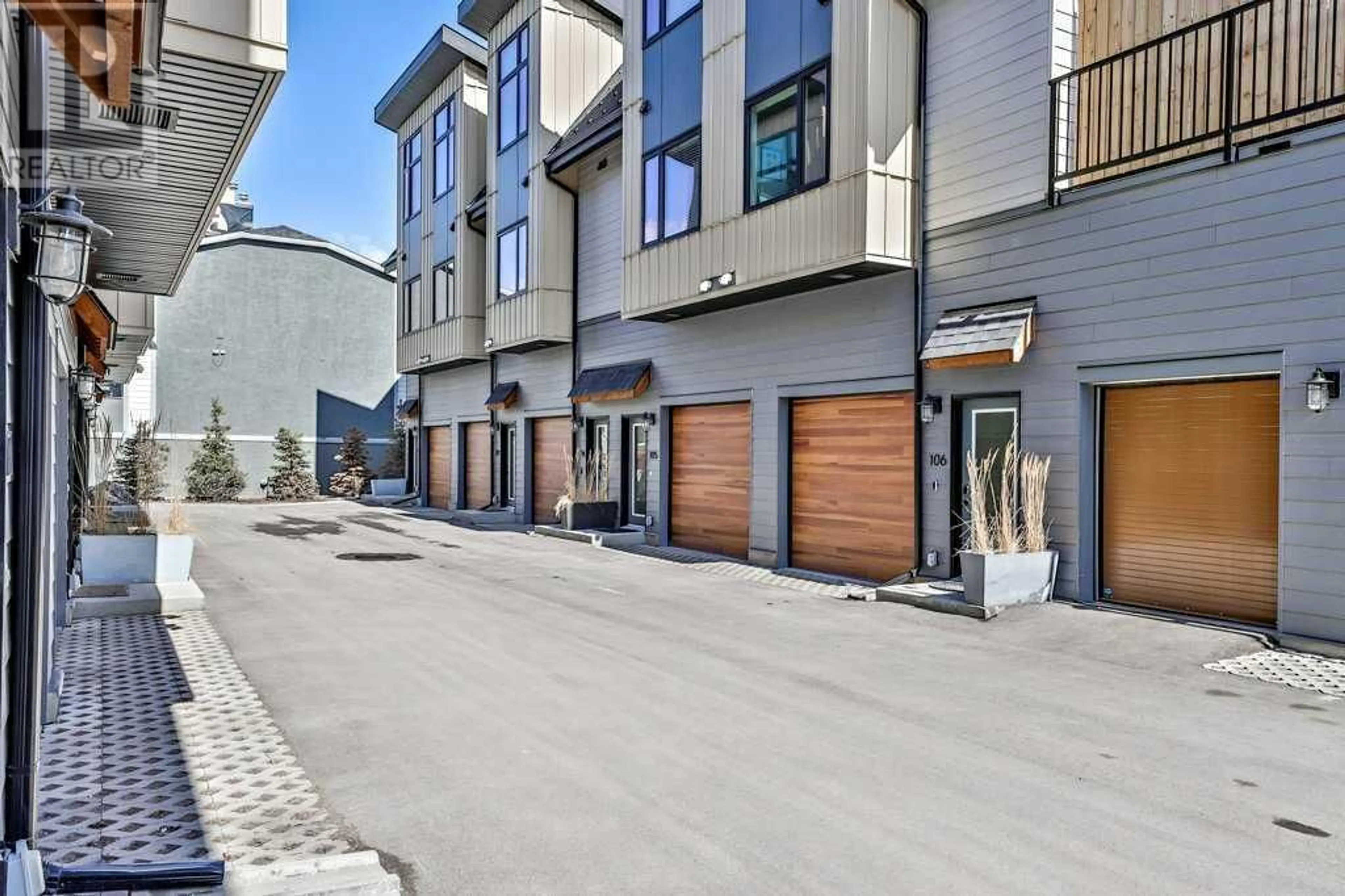 A pic from exterior of the house or condo for 106 1106 Bow Valley Trail, Canmore Alberta T1W1N6