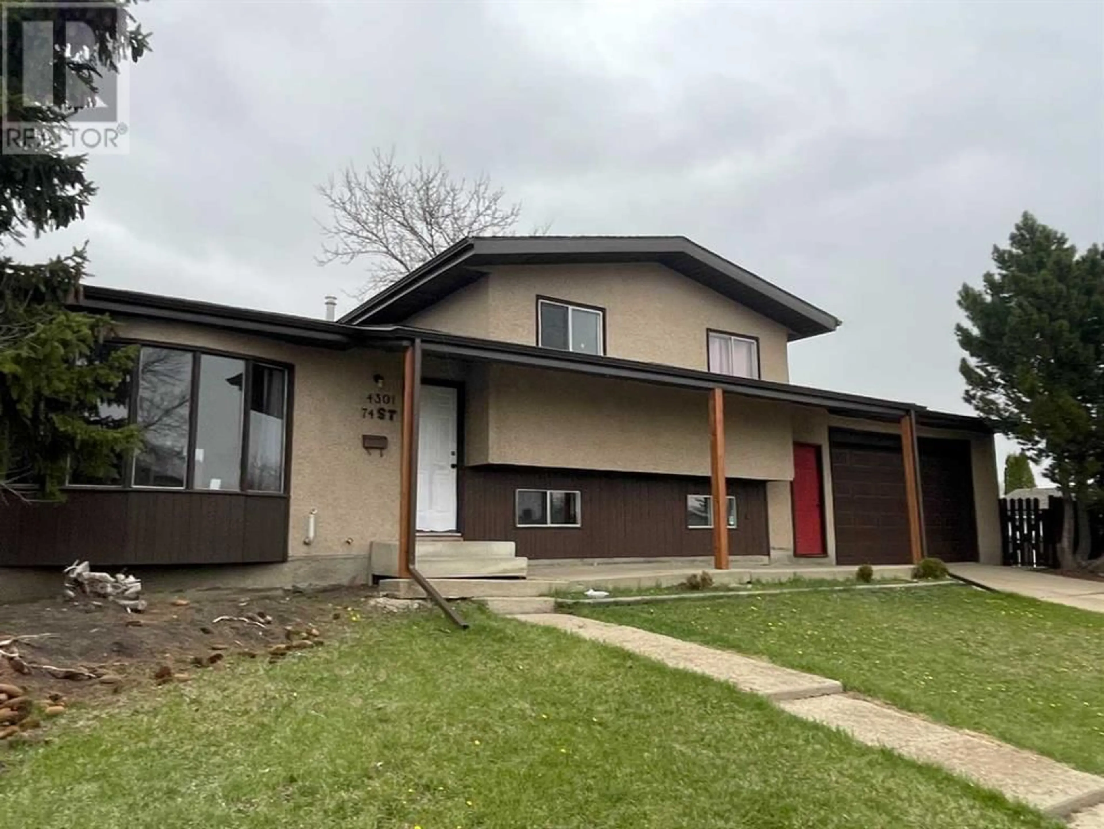 Frontside or backside of a home for 4301 74 Street, Camrose Alberta T4V3V3