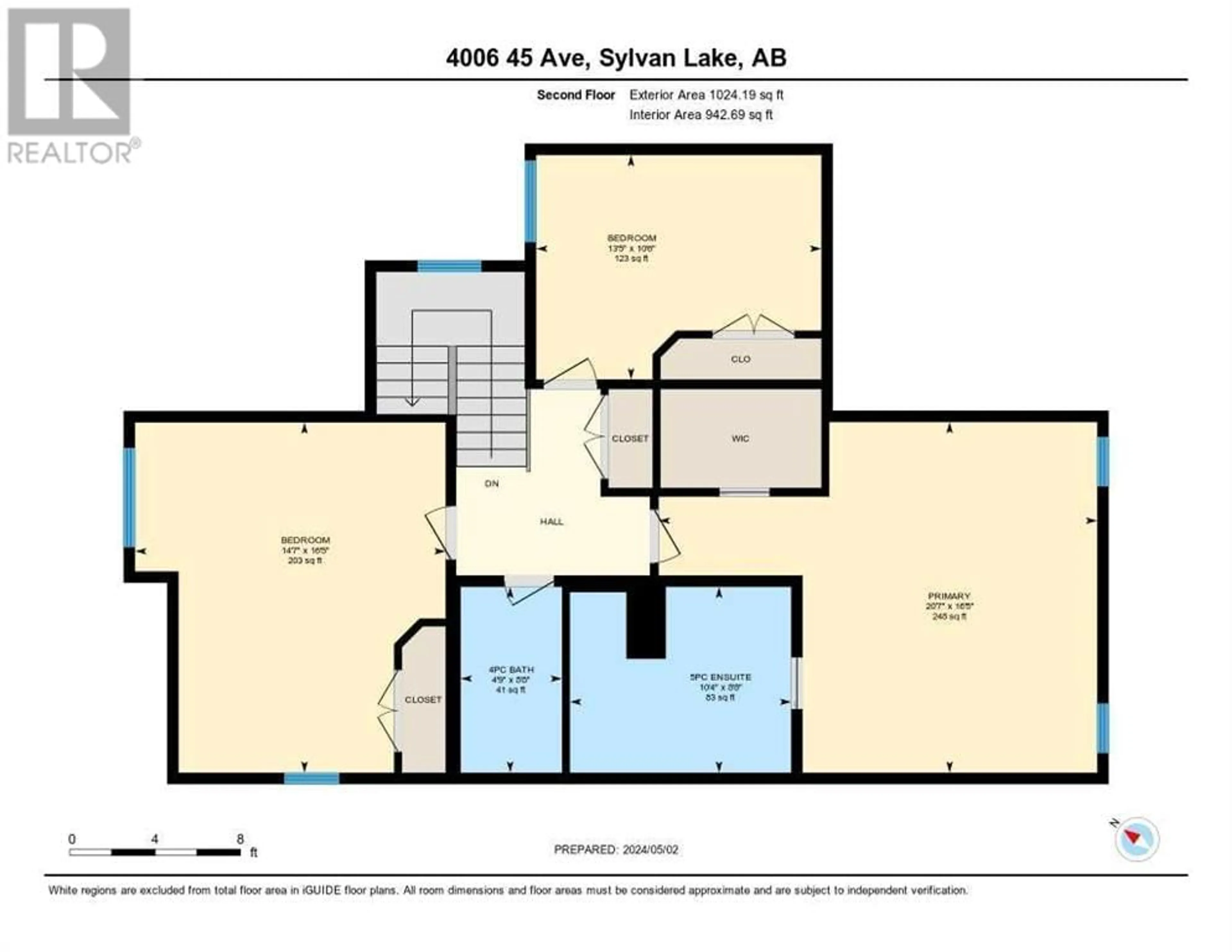 Floor plan for 4006 45 Avenue, Sylvan Lake Alberta T4S0C1