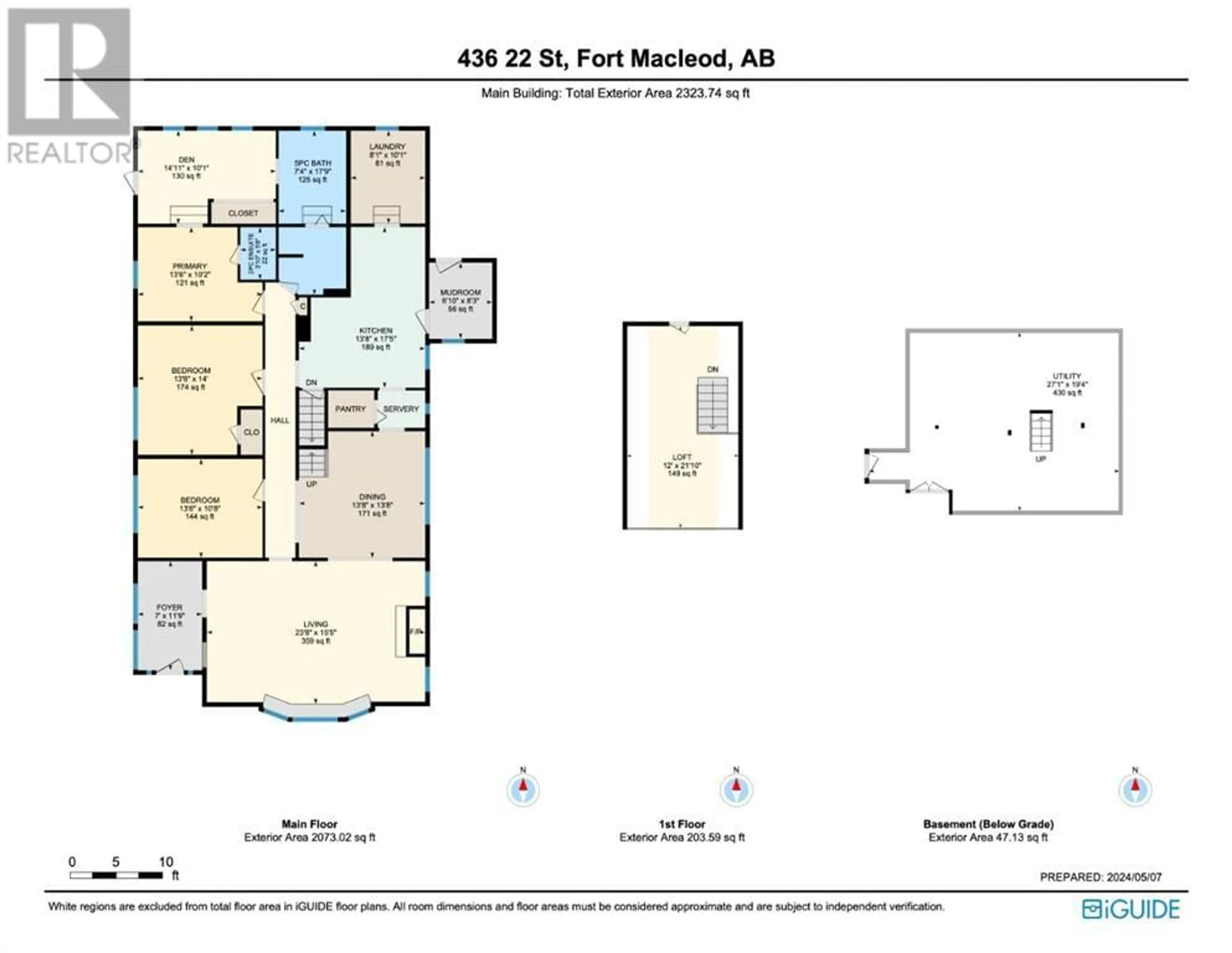 Floor plan for 436 22 Street, Fort Macleod Alberta T0L0Z0
