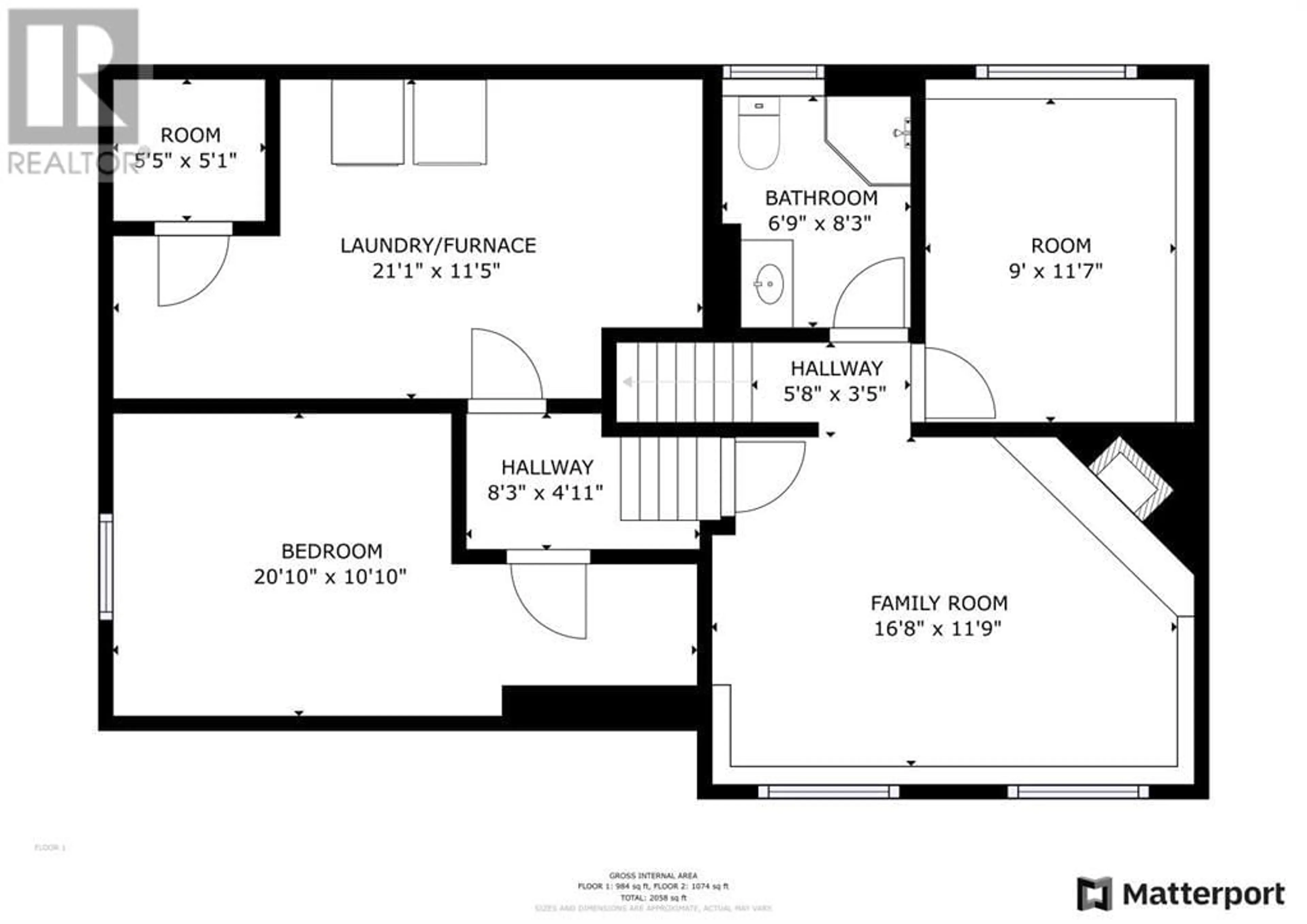 Floor plan for 39 Pensacola Court W, Lethbridge Alberta T1K4R7