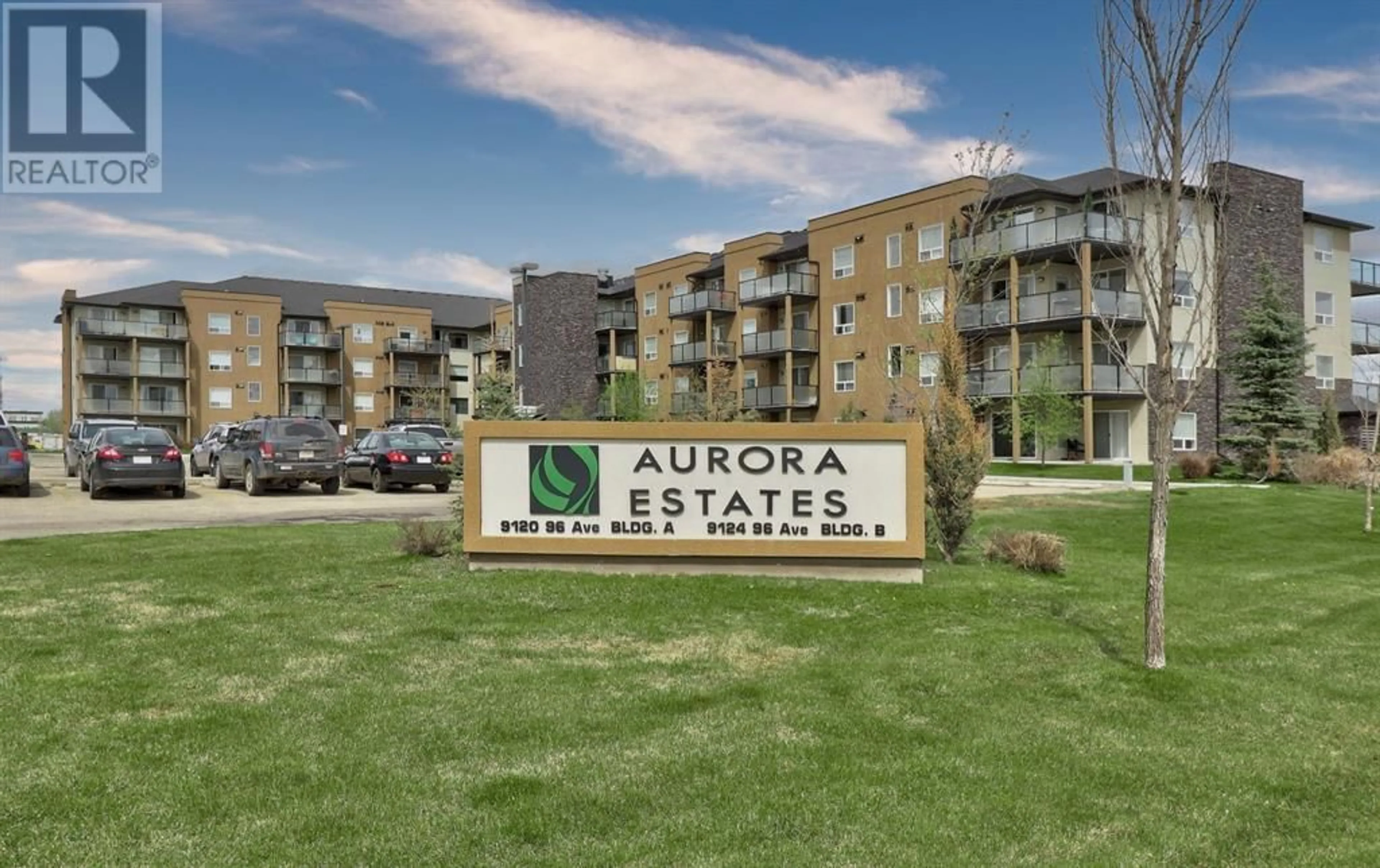 A pic from exterior of the house or condo for 318 9124 96 Avenue, Grande Prairie Alberta T8X0A1